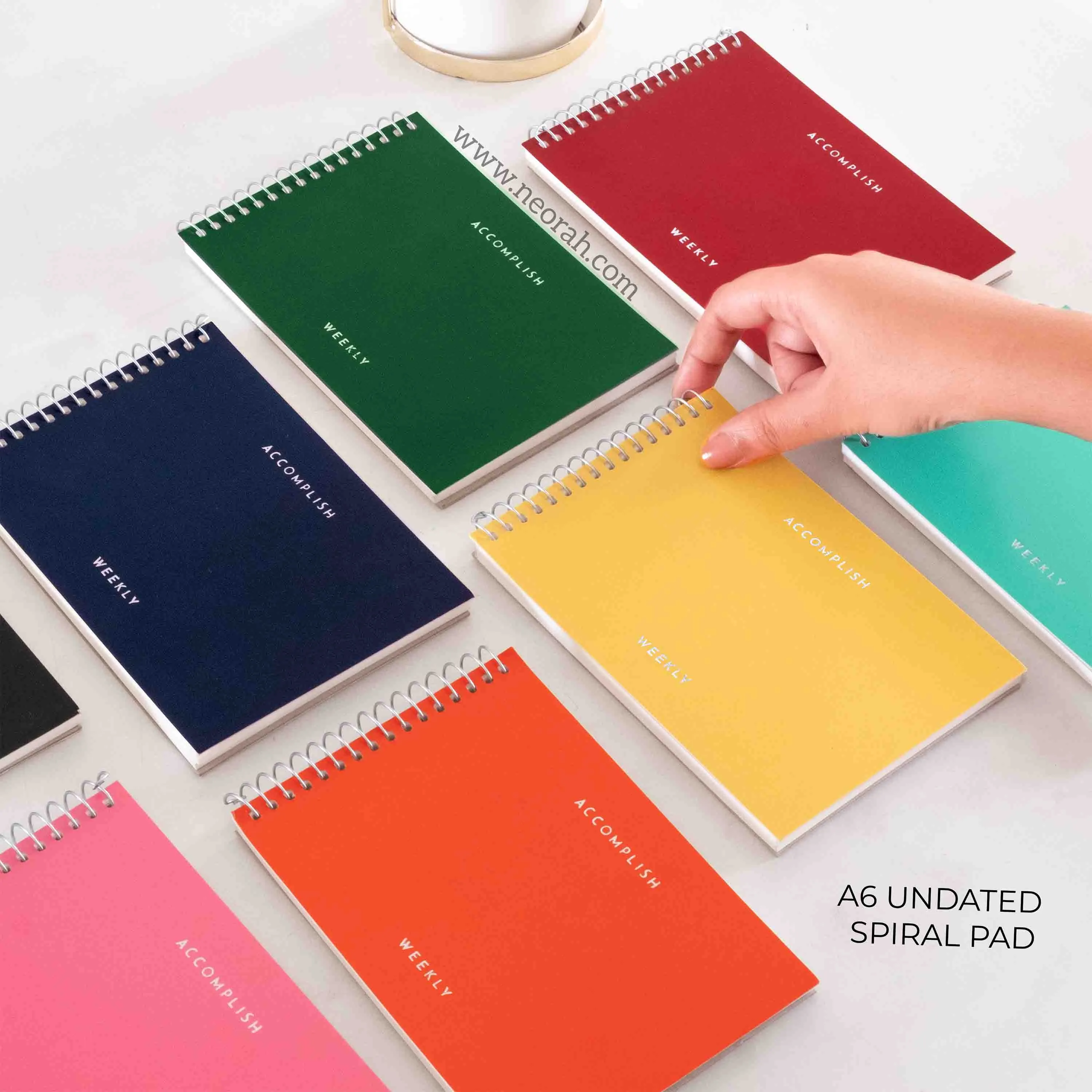 A6- UNDATED PLANNER- SOFT COVER - SPIRAL PAD - Image 41