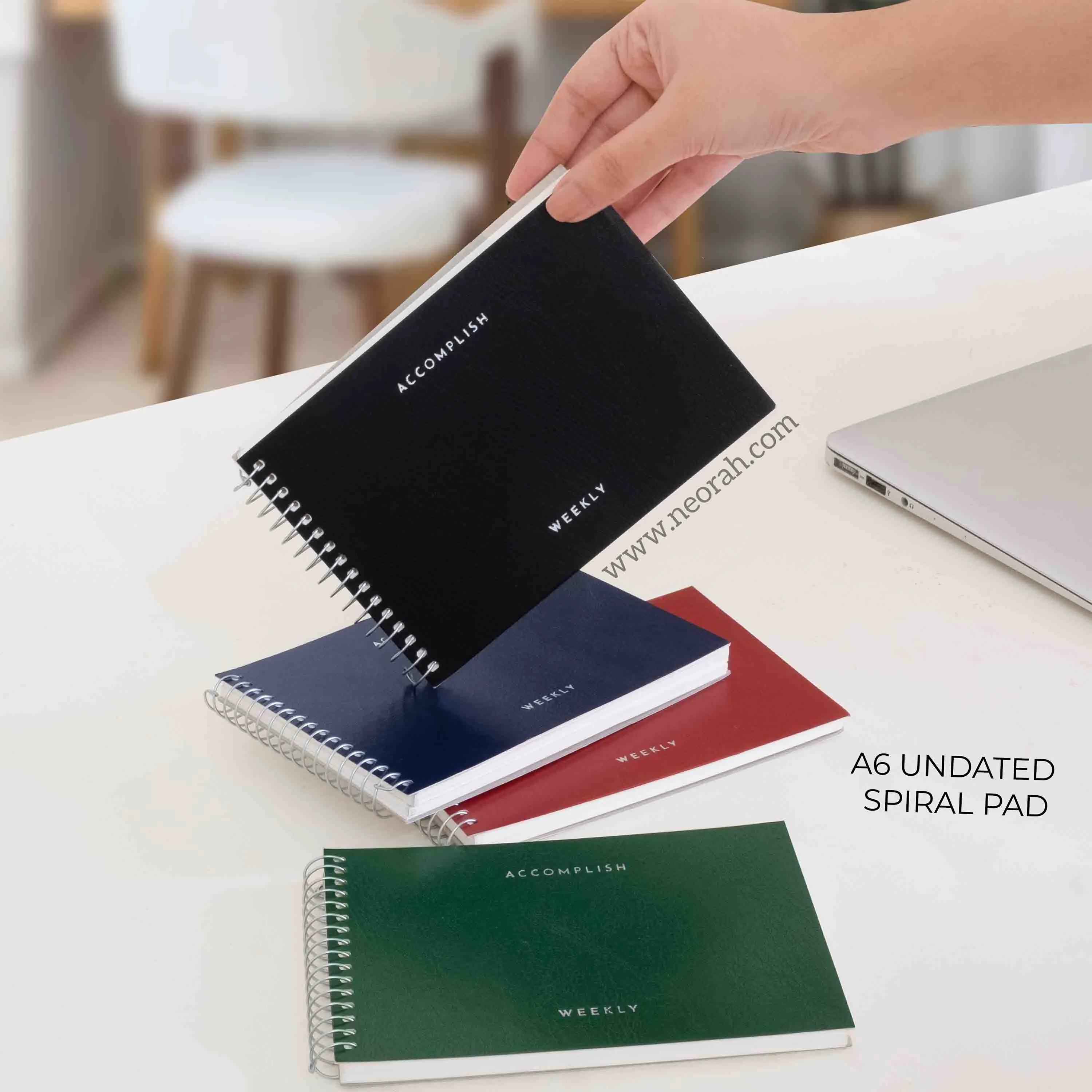 A6- UNDATED PLANNER- SOFT COVER - SPIRAL PAD - Image 45