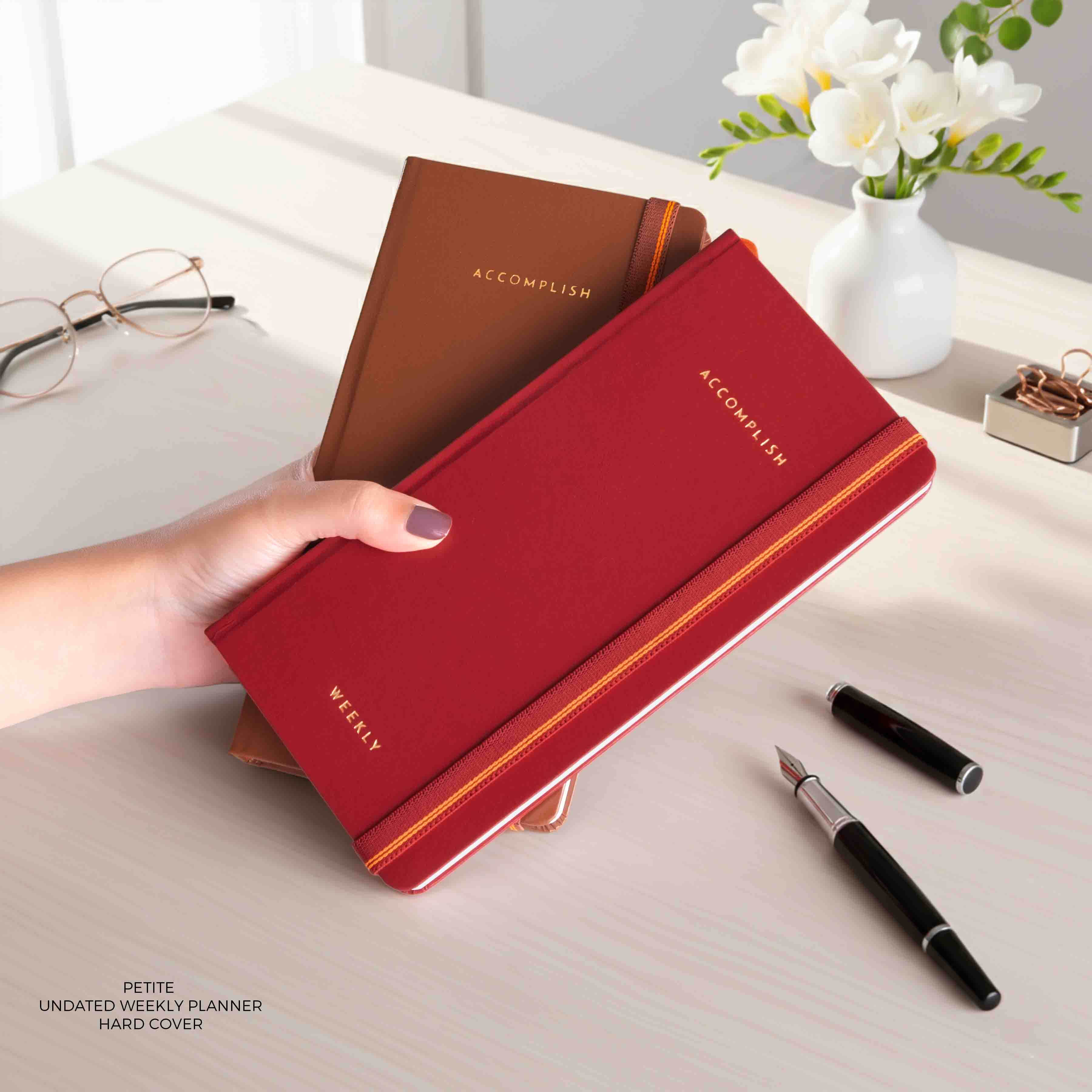 PETITE - UNDATED - WEEKLY PLANNER - HARD COVER - Image 124