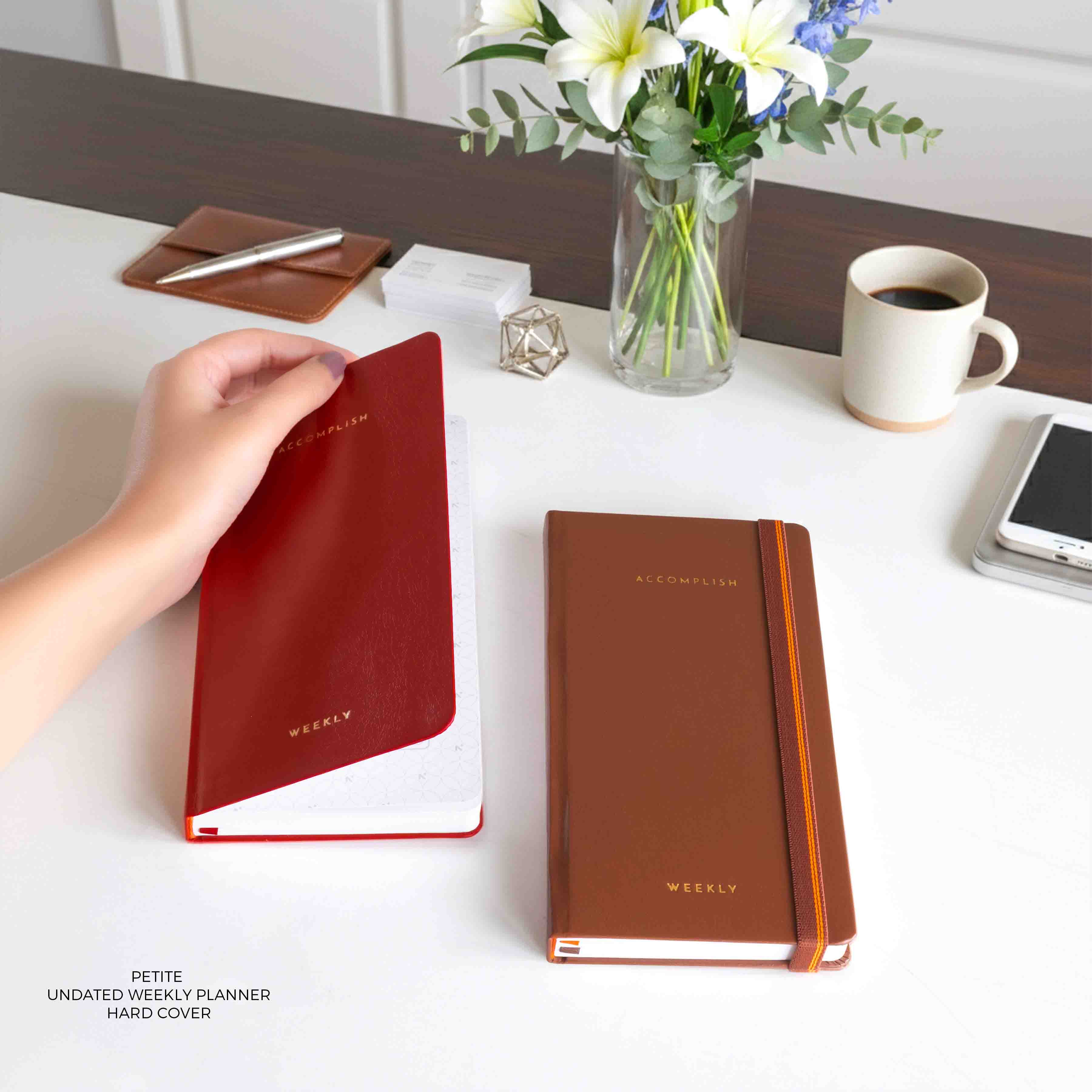 PETITE - UNDATED - WEEKLY PLANNER - HARD COVER - Image 138