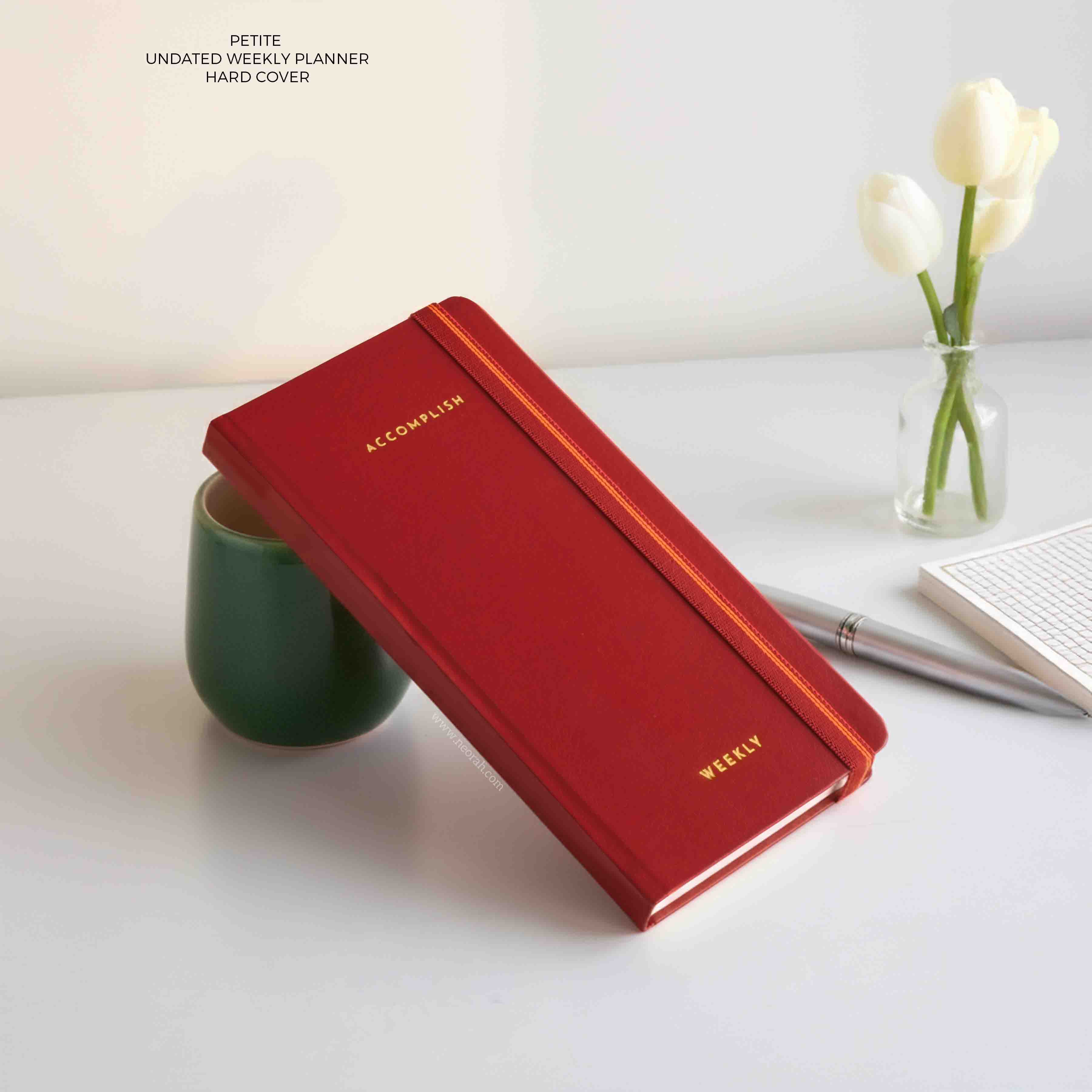 PETITE - UNDATED - WEEKLY PLANNER - HARD COVER - Image 140