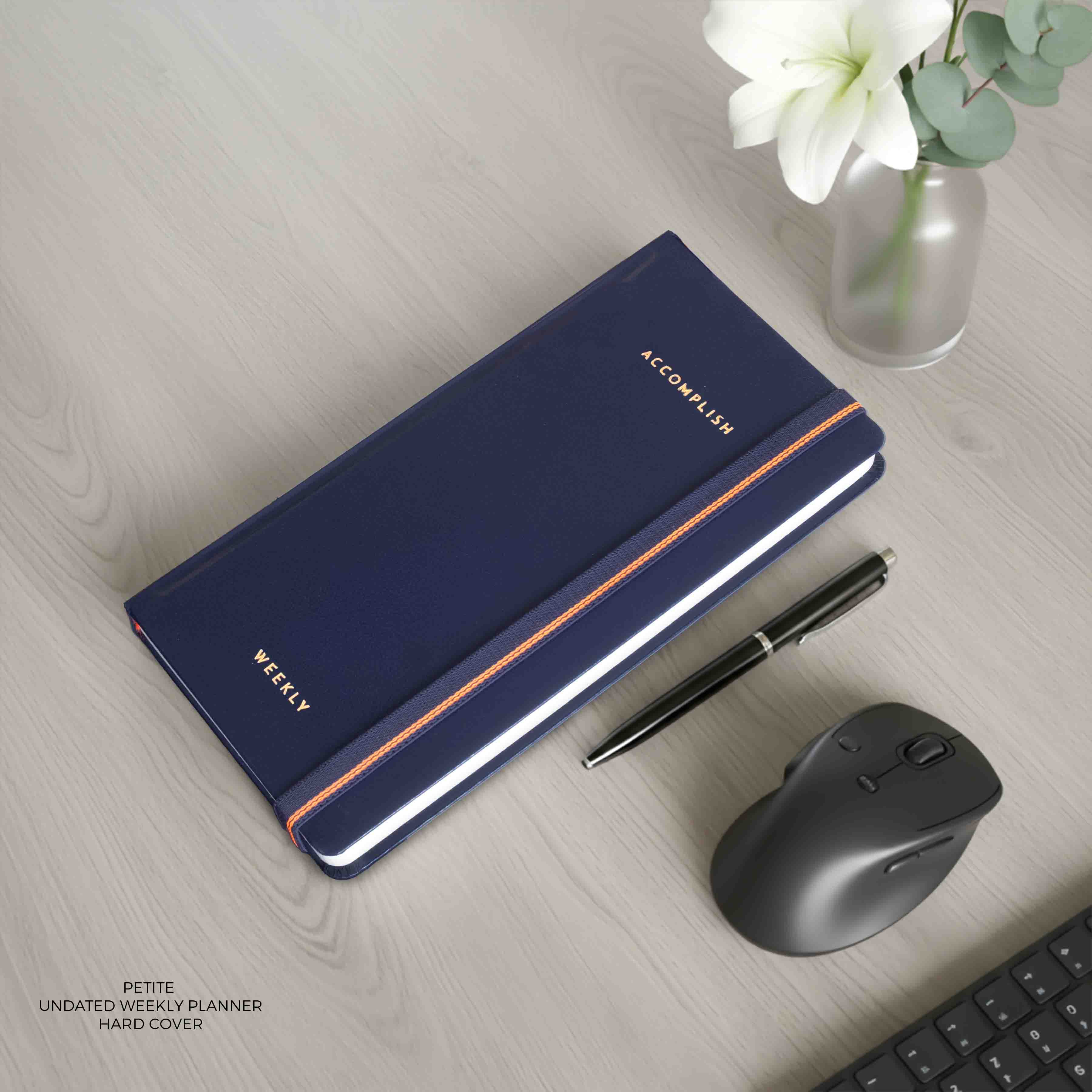 PETITE - UNDATED - WEEKLY PLANNER - HARD COVER - Image 152