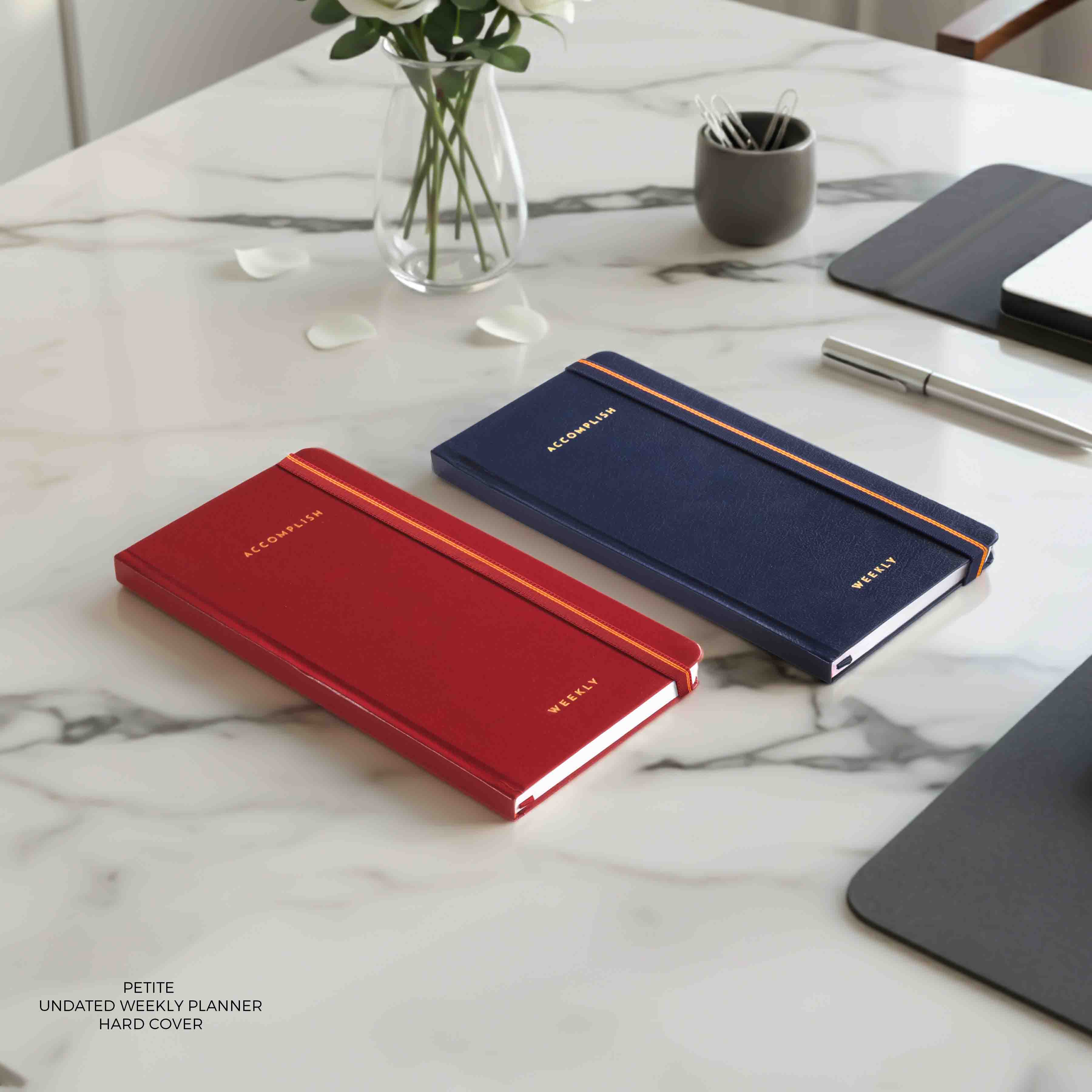 PETITE - UNDATED - WEEKLY PLANNER - HARD COVER - Image 153