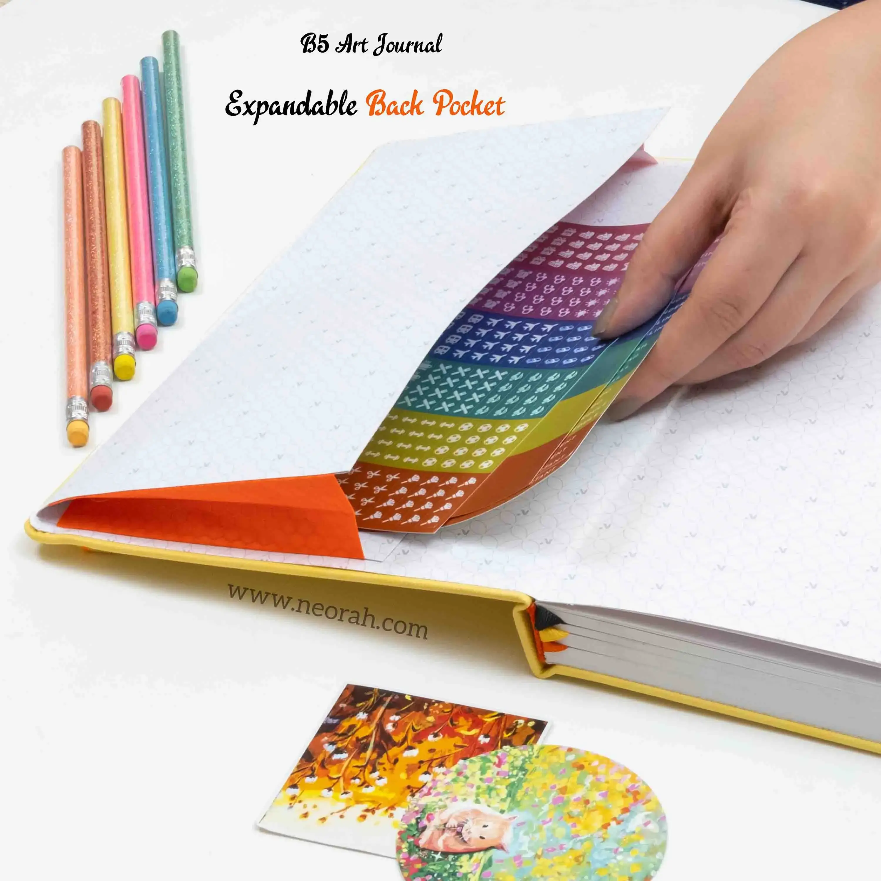 B5 - ART JOURNAL - DOT GRID - 200 GSM - Image 4