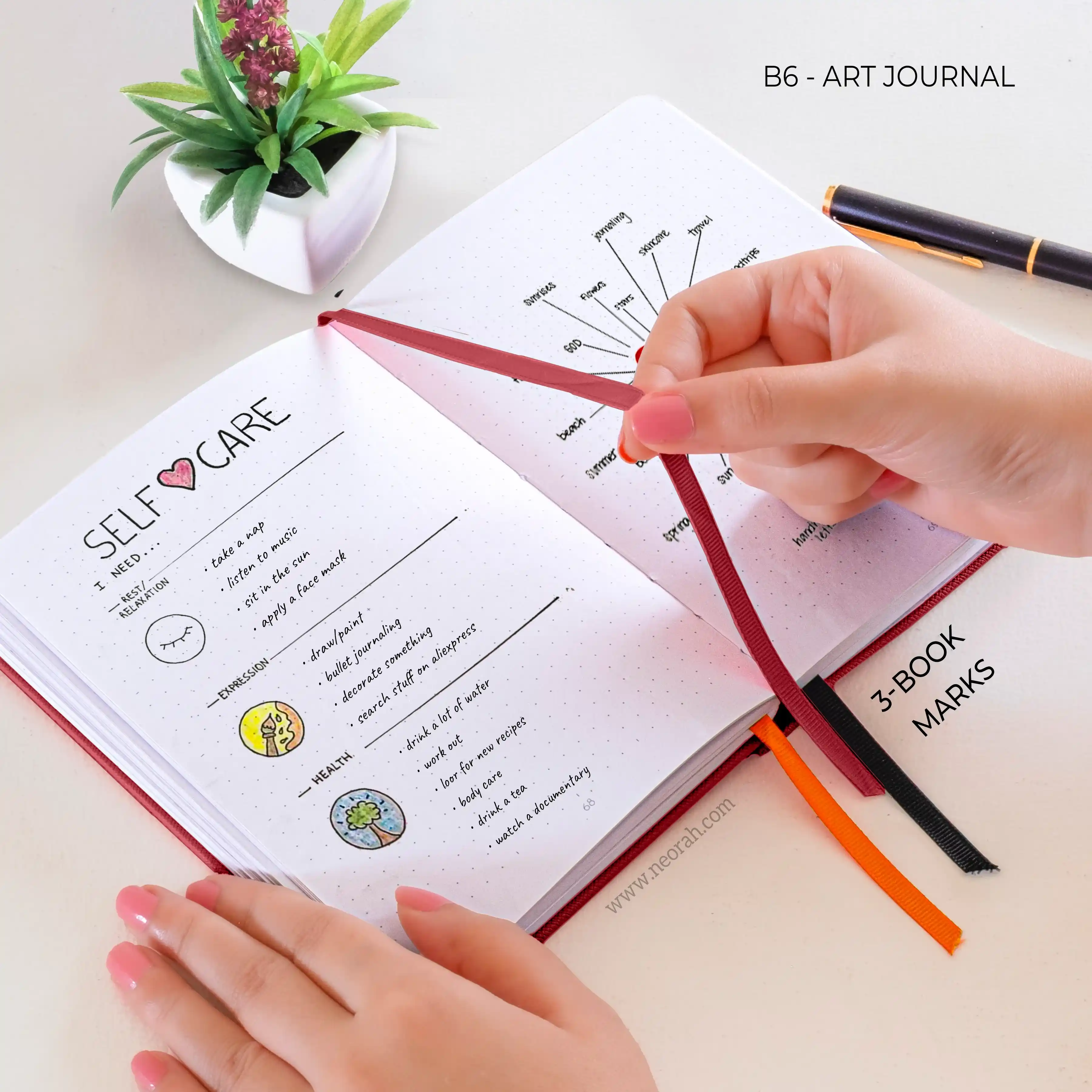 B6 - ART JOURNAL - DOT GRID - 200 GSM - Image 22