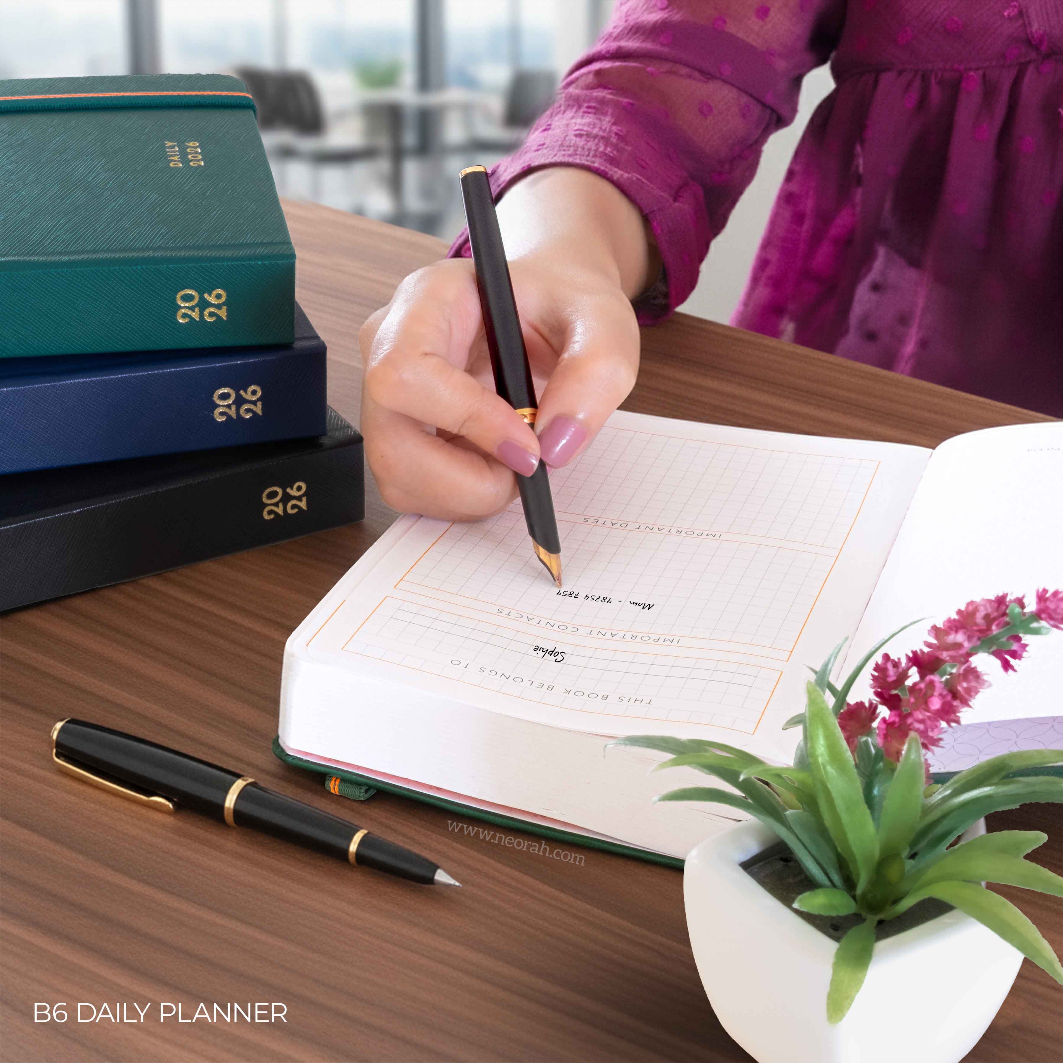 B6 - 2026 - DAILY PLANNER - HARD COVER - Image 70