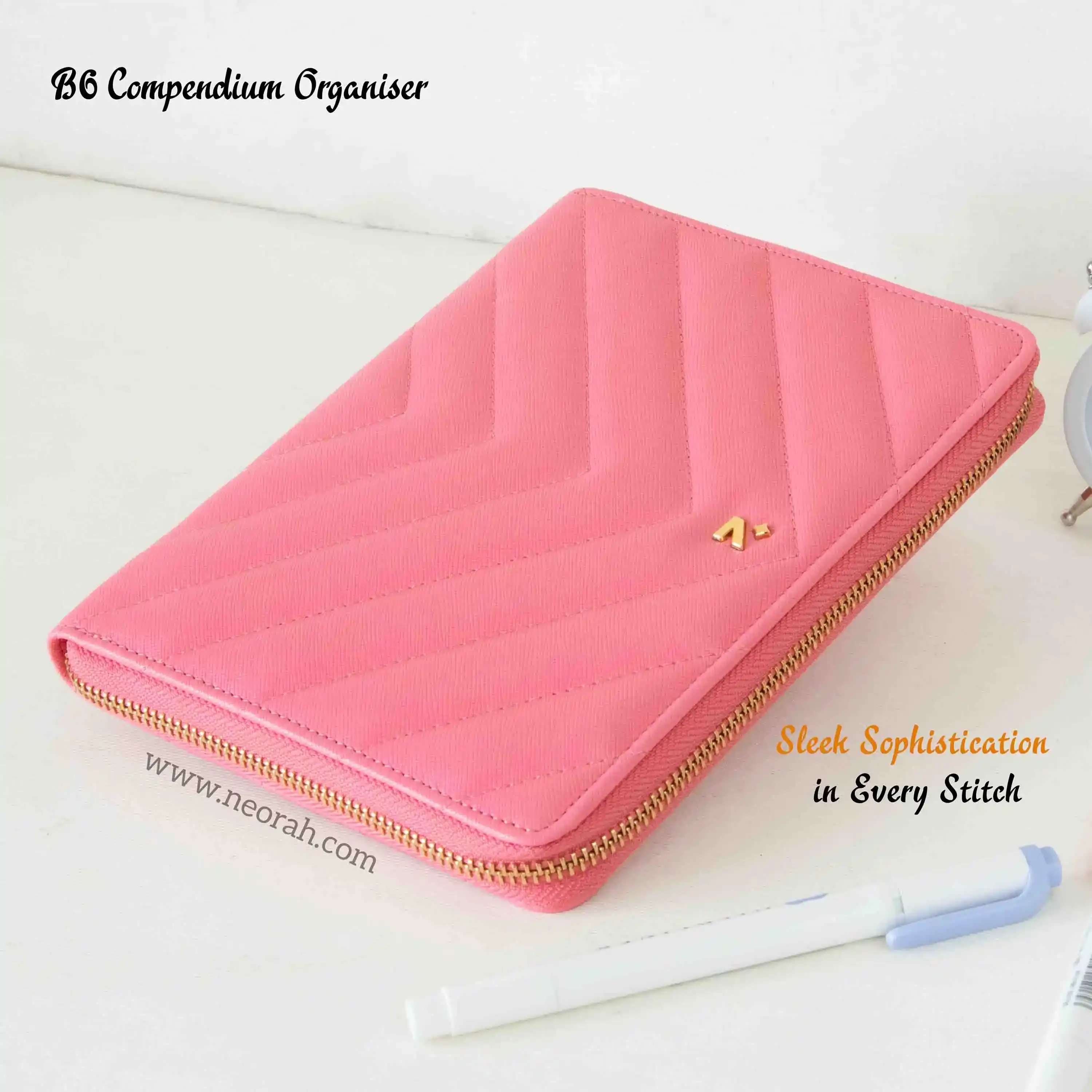 B6 - REFILLABLE QUILTED ORGANISER SLEEVE - ZIP - Image 103