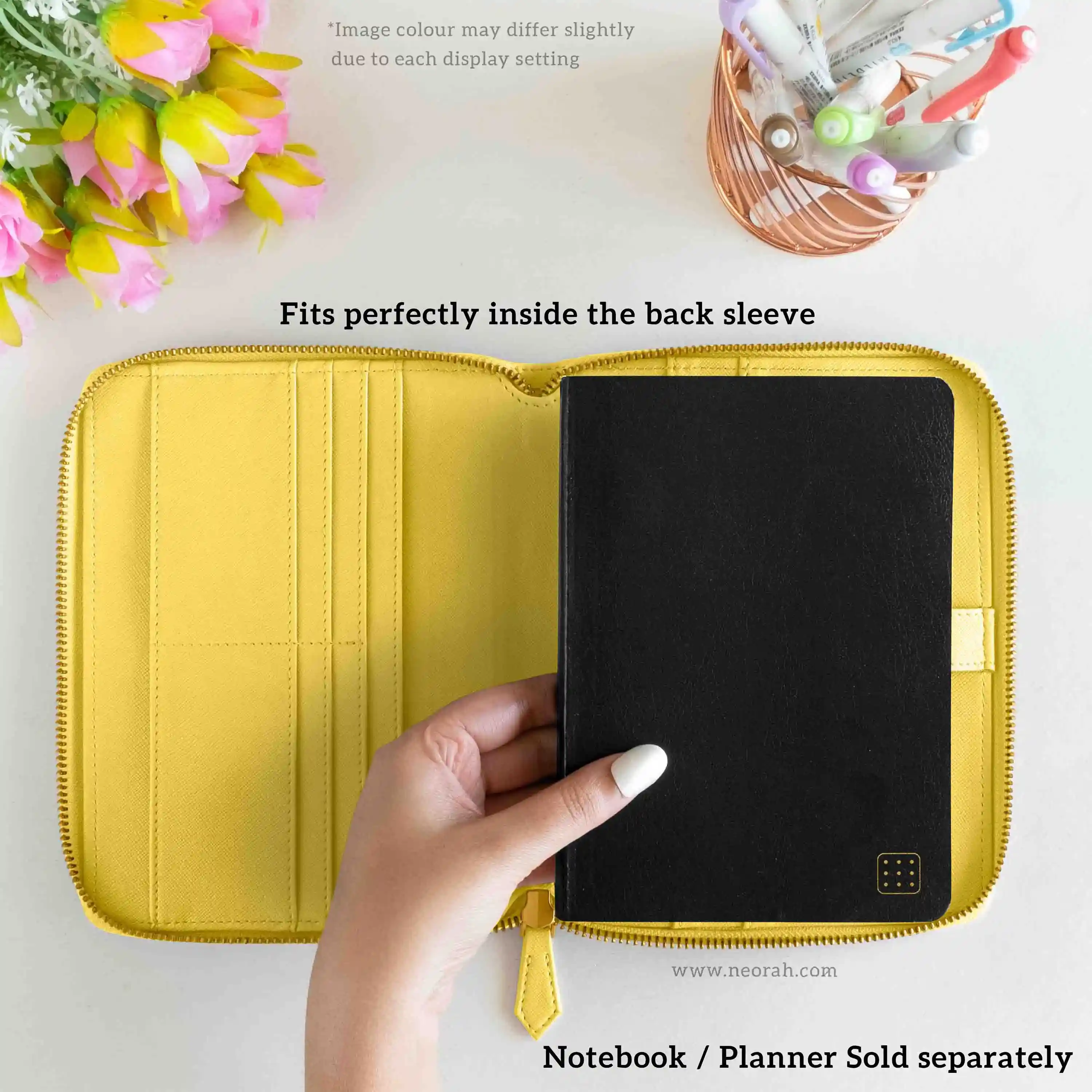 B6 - REFILLABLE QUILTED ORGANISER SLEEVE - ZIP - Image 115