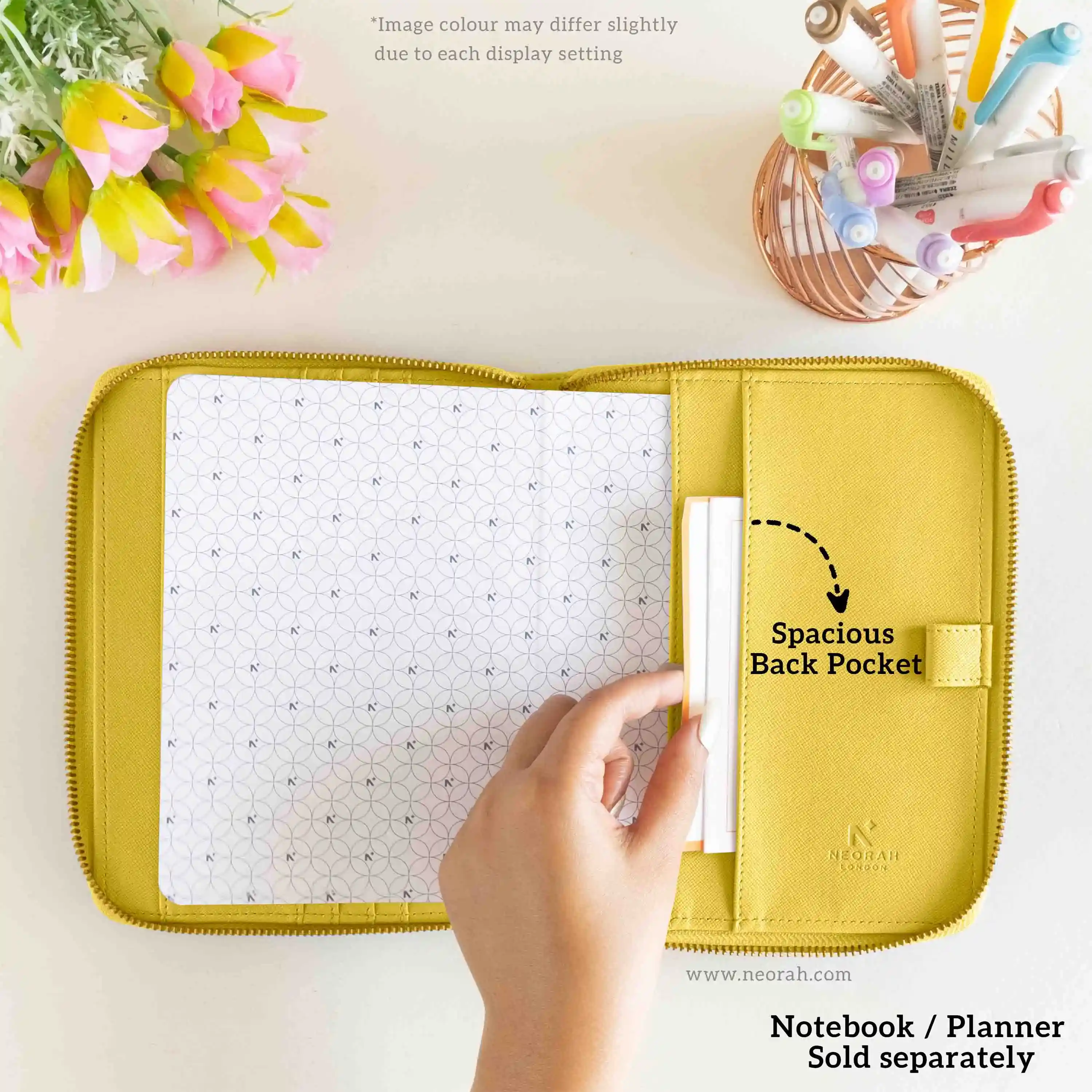 B6 - REFILLABLE QUILTED ORGANISER SLEEVE - ZIP - Image 118