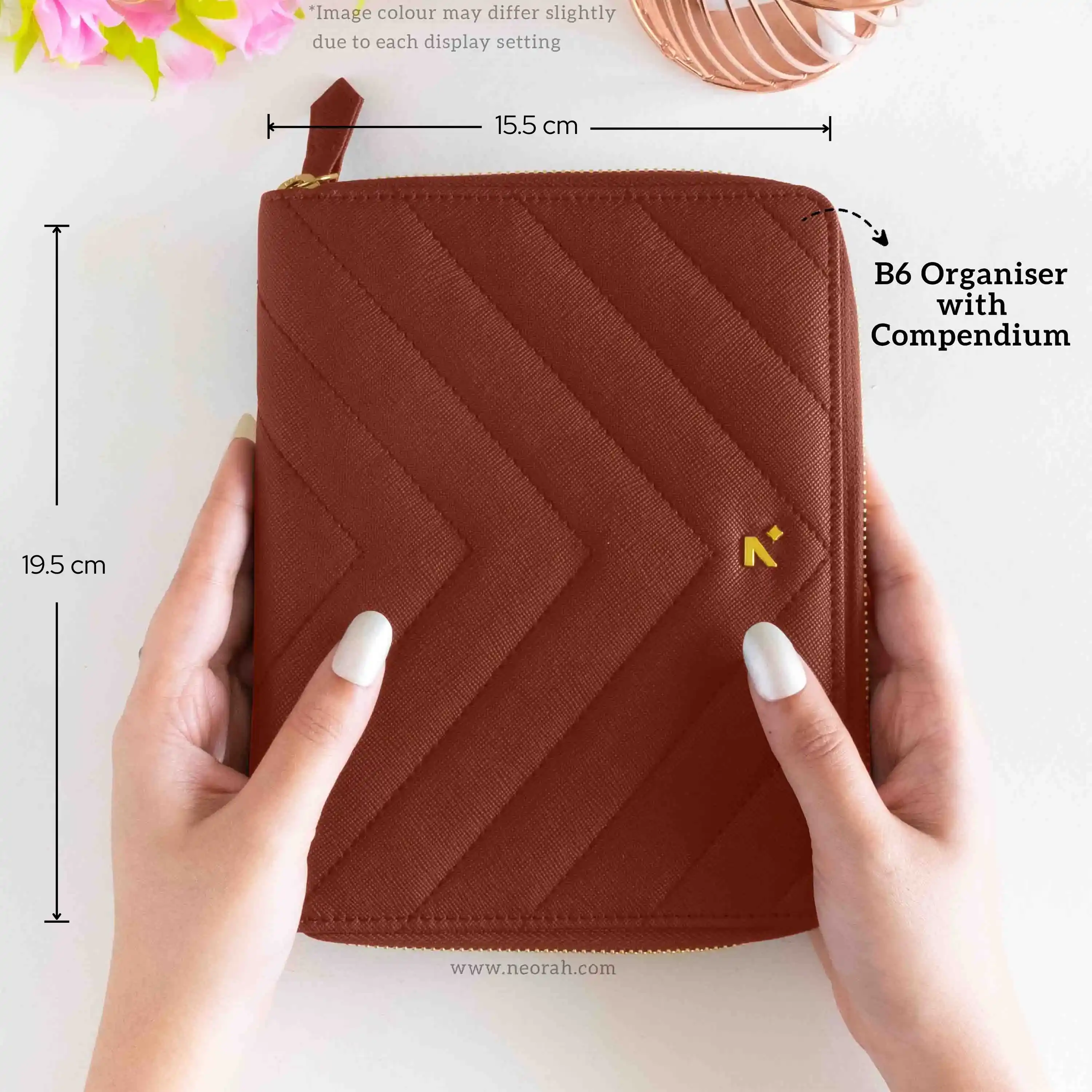 B6 - REFILLABLE QUILTED ORGANISER SLEEVE - ZIP - Image 27