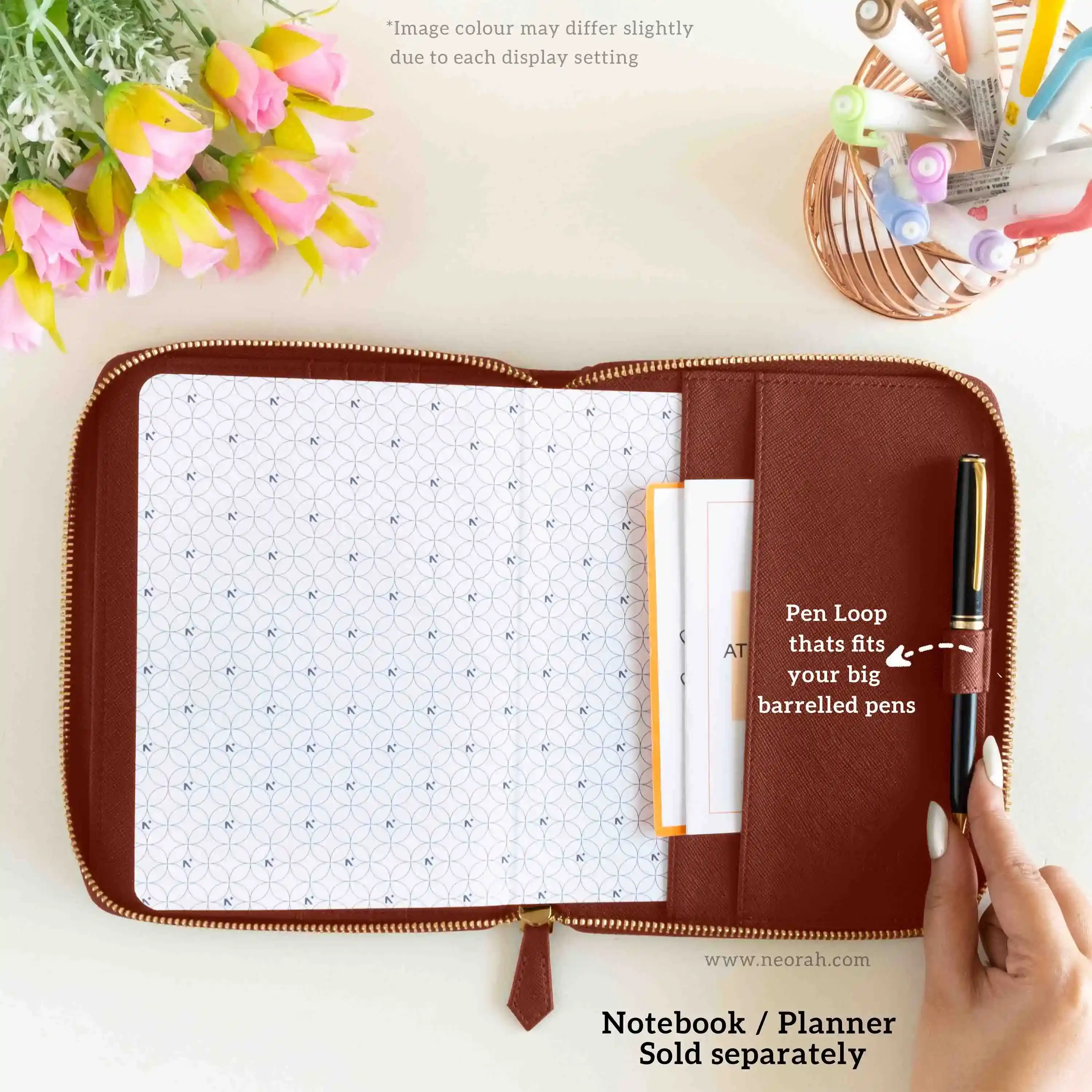 B6 - REFILLABLE QUILTED ORGANISER SLEEVE - ZIP - Image 33