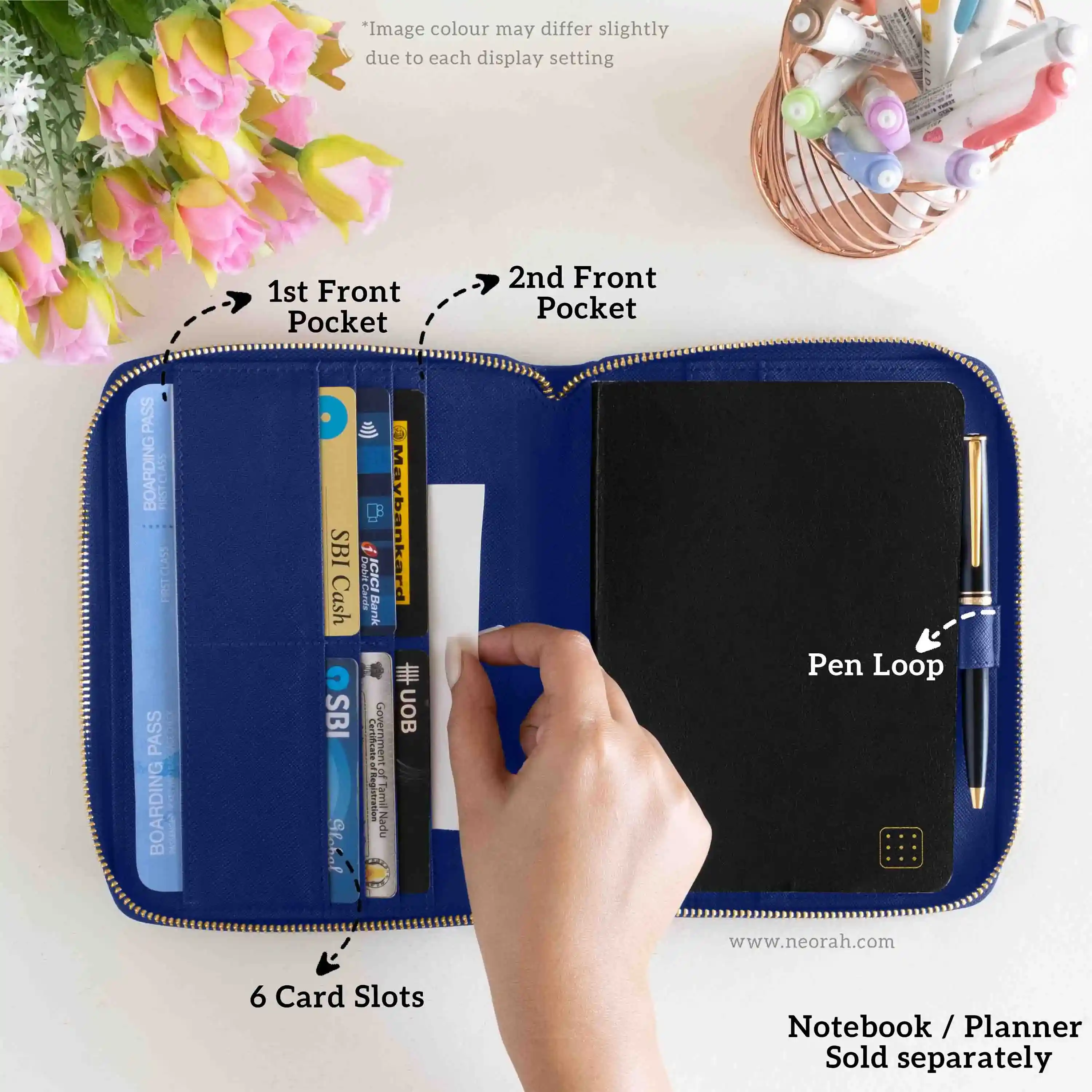 B6 - REFILLABLE QUILTED ORGANISER SLEEVE - ZIP - Image 40
