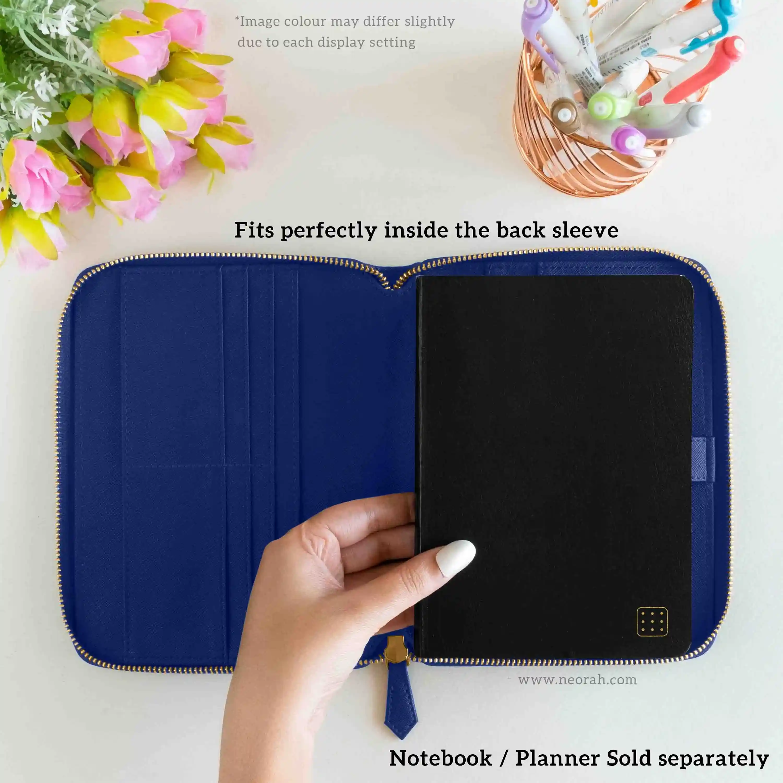 B6 - REFILLABLE QUILTED ORGANISER SLEEVE - ZIP - Image 45