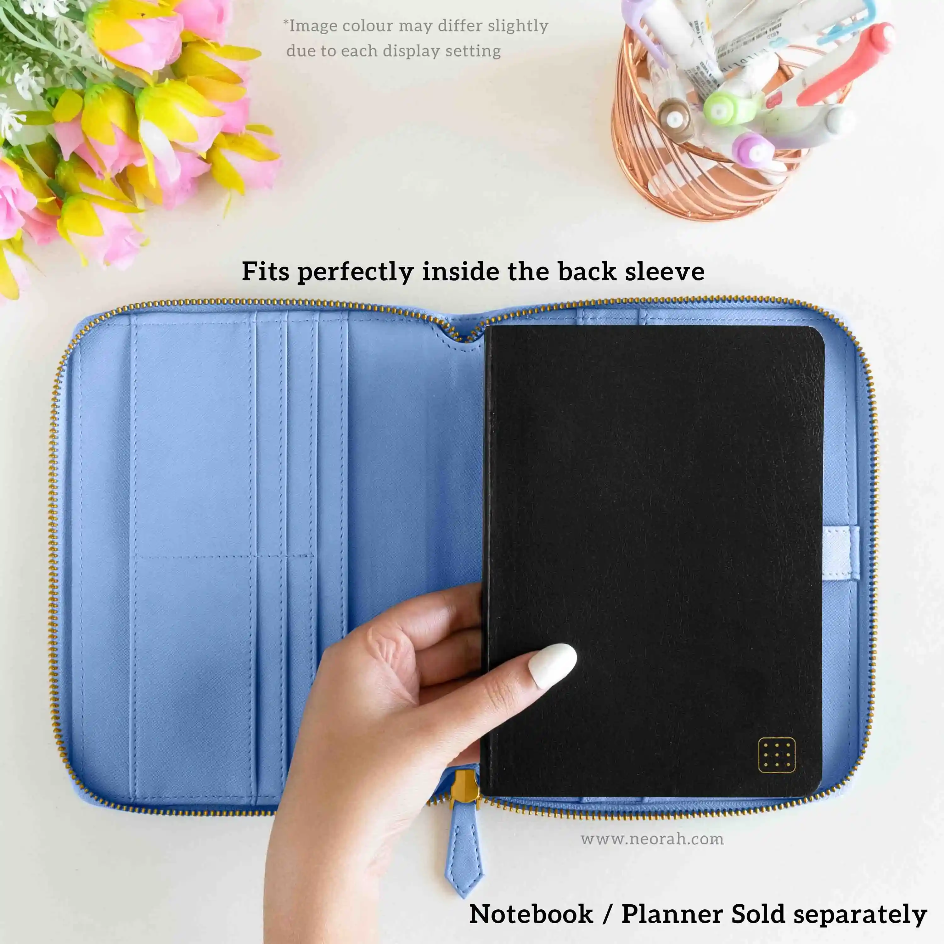 B6 - REFILLABLE QUILTED ORGANISER SLEEVE - ZIP - Image 60