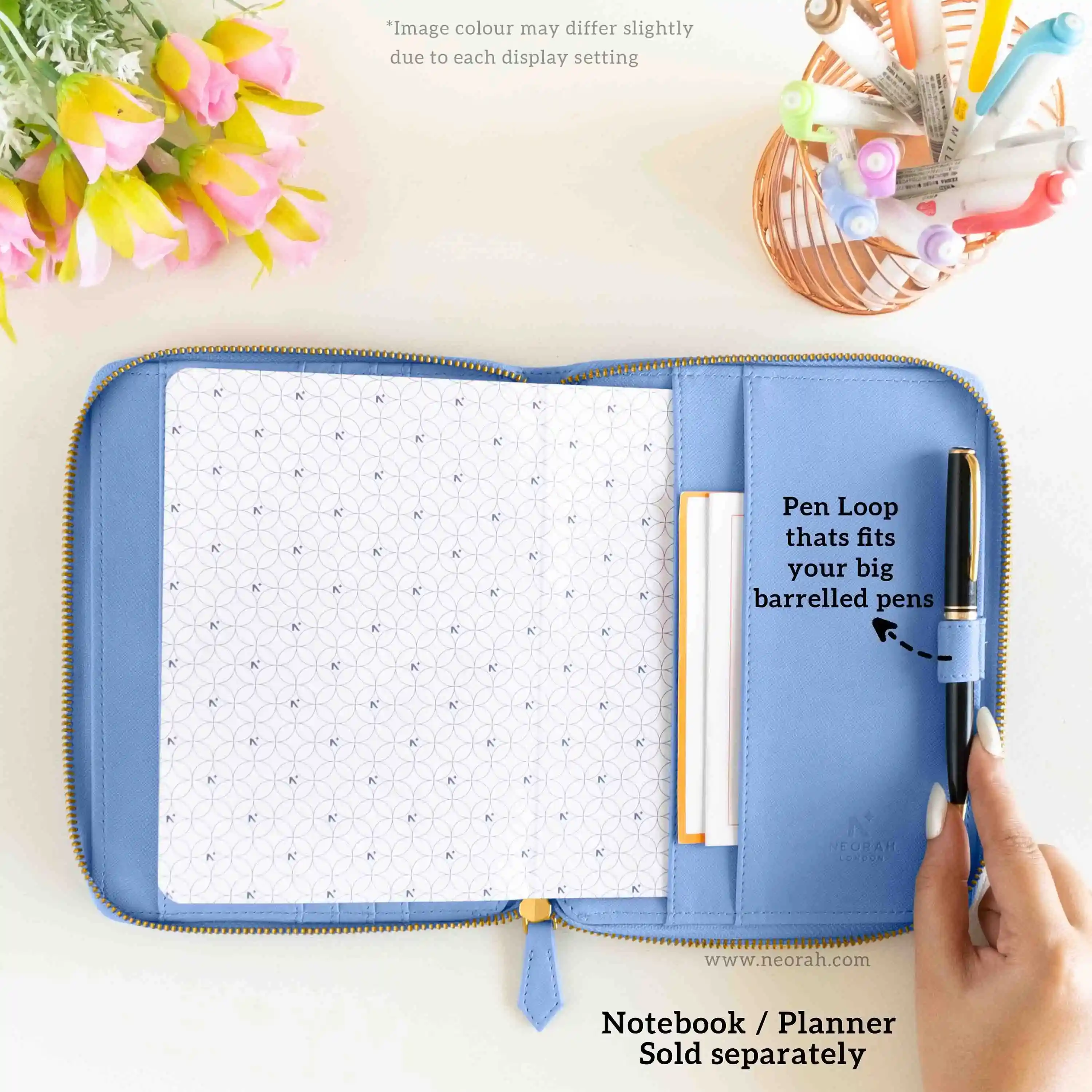 B6 - REFILLABLE QUILTED ORGANISER SLEEVE - ZIP - Image 64