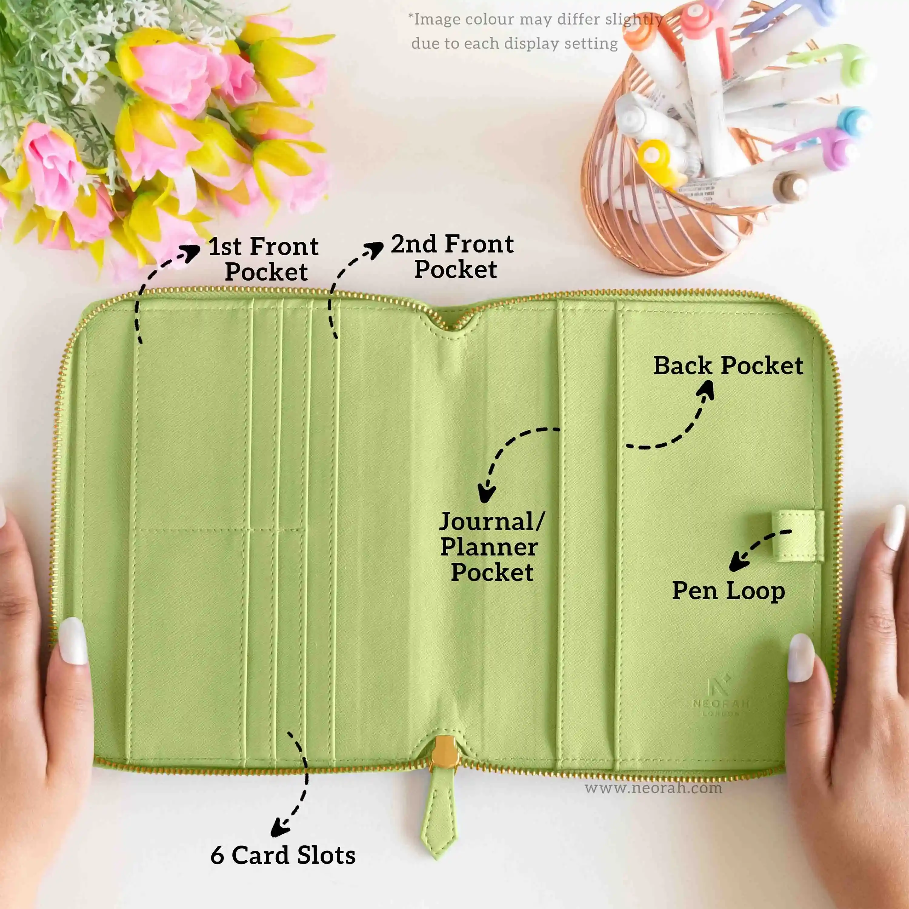 B6 - REFILLABLE QUILTED ORGANISER SLEEVE - ZIP - Image 68