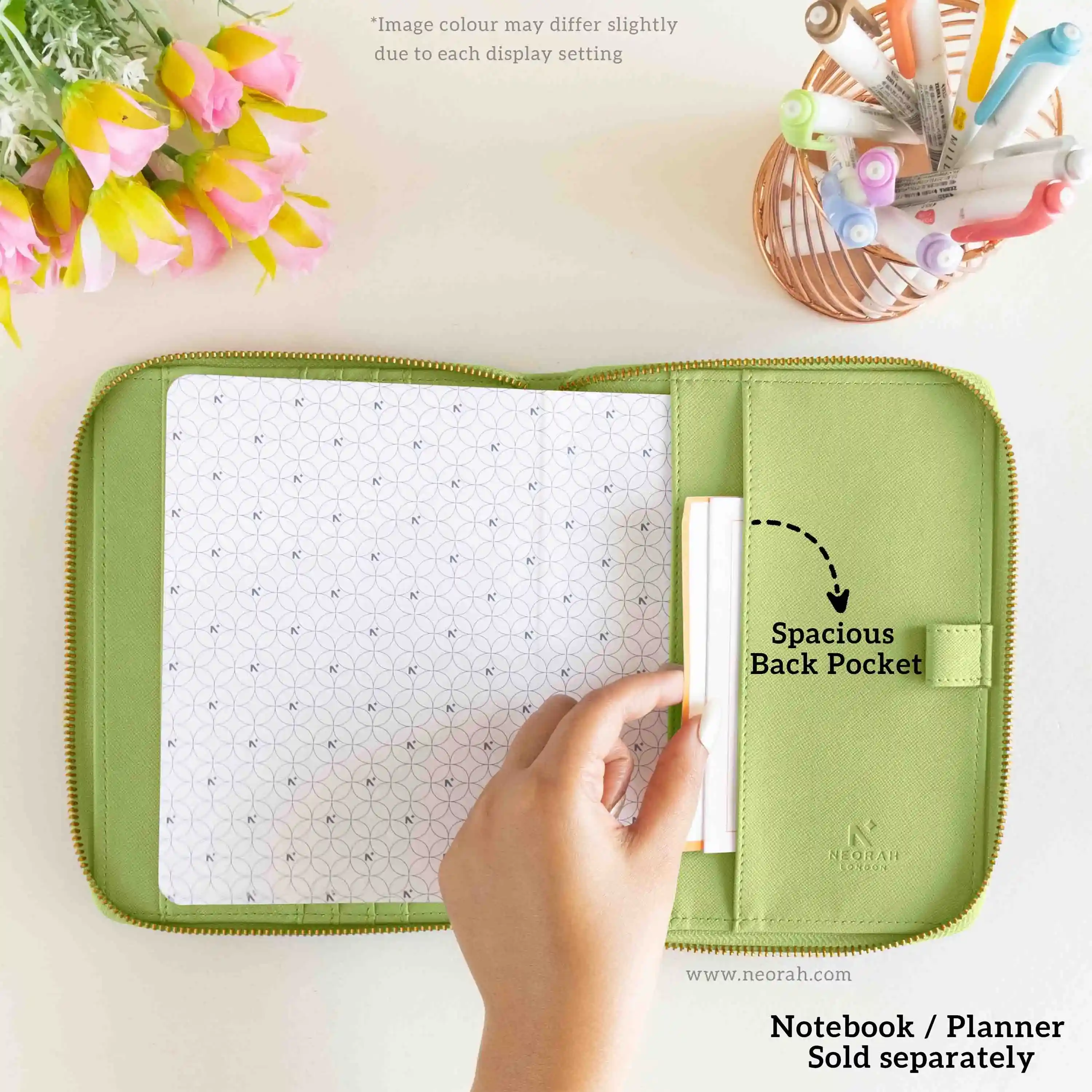 B6 - REFILLABLE QUILTED ORGANISER SLEEVE - ZIP - Image 72