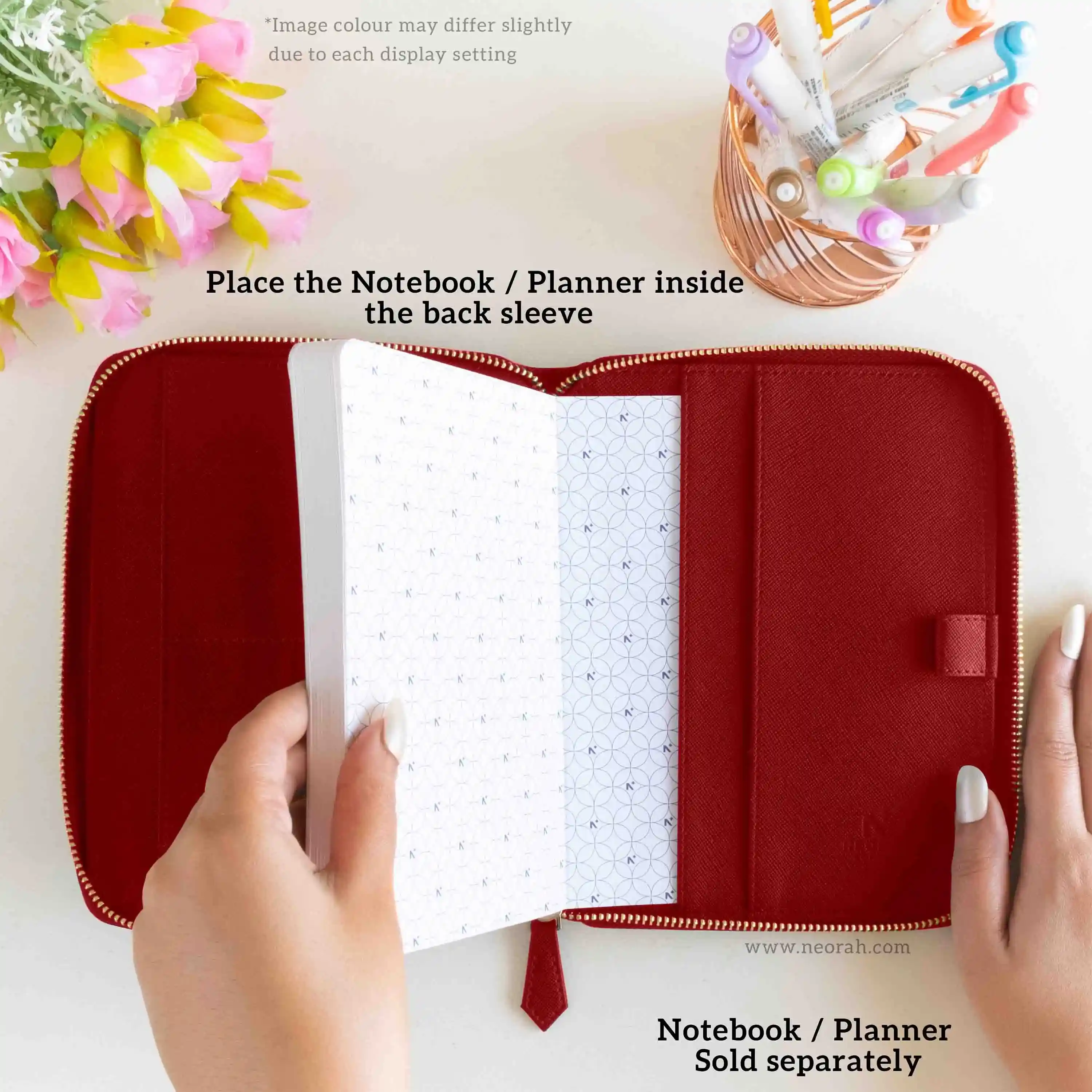 B6 - REFILLABLE QUILTED ORGANISER SLEEVE - ZIP - Image 89