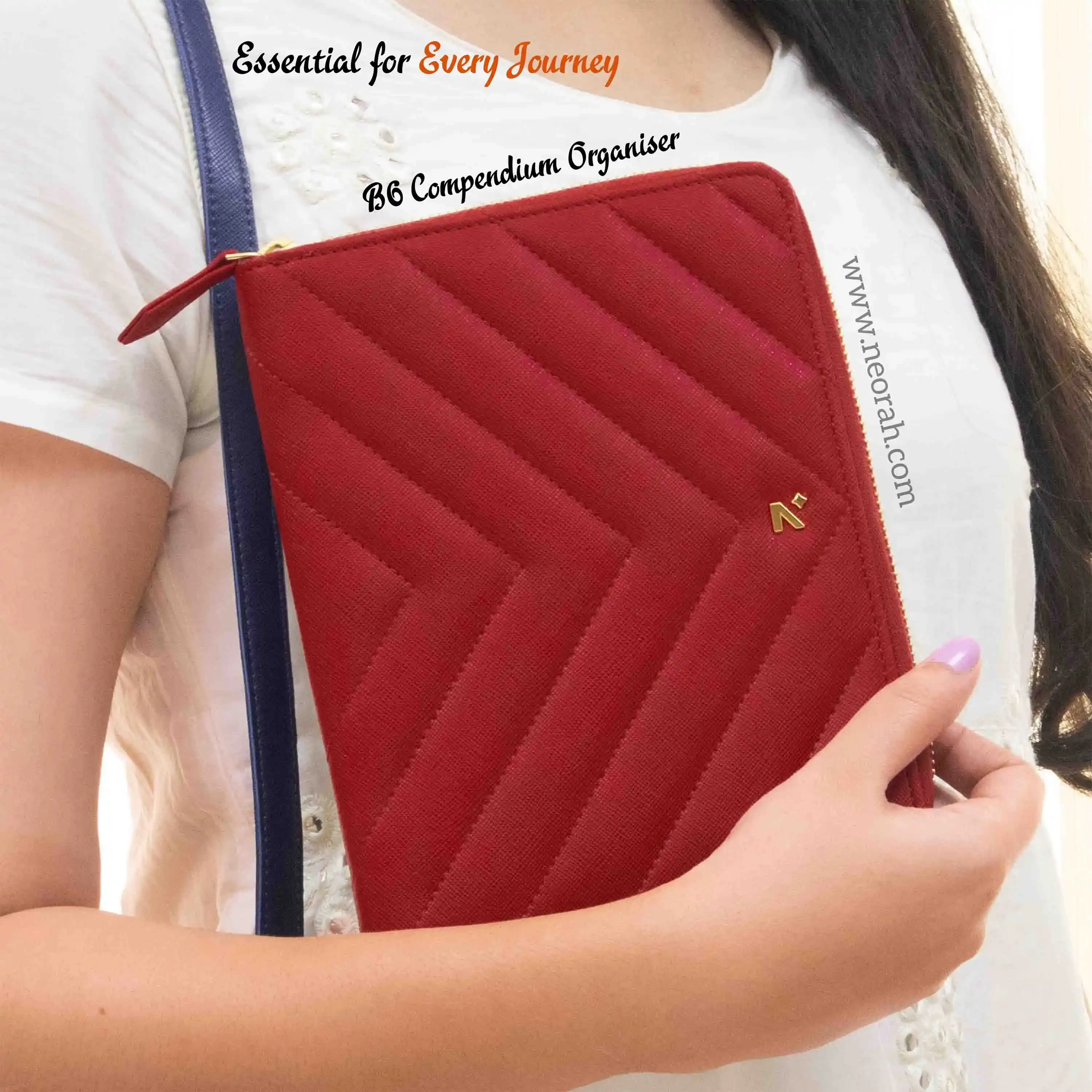 B6 - REFILLABLE QUILTED ORGANISER SLEEVE - ZIP - Image 94