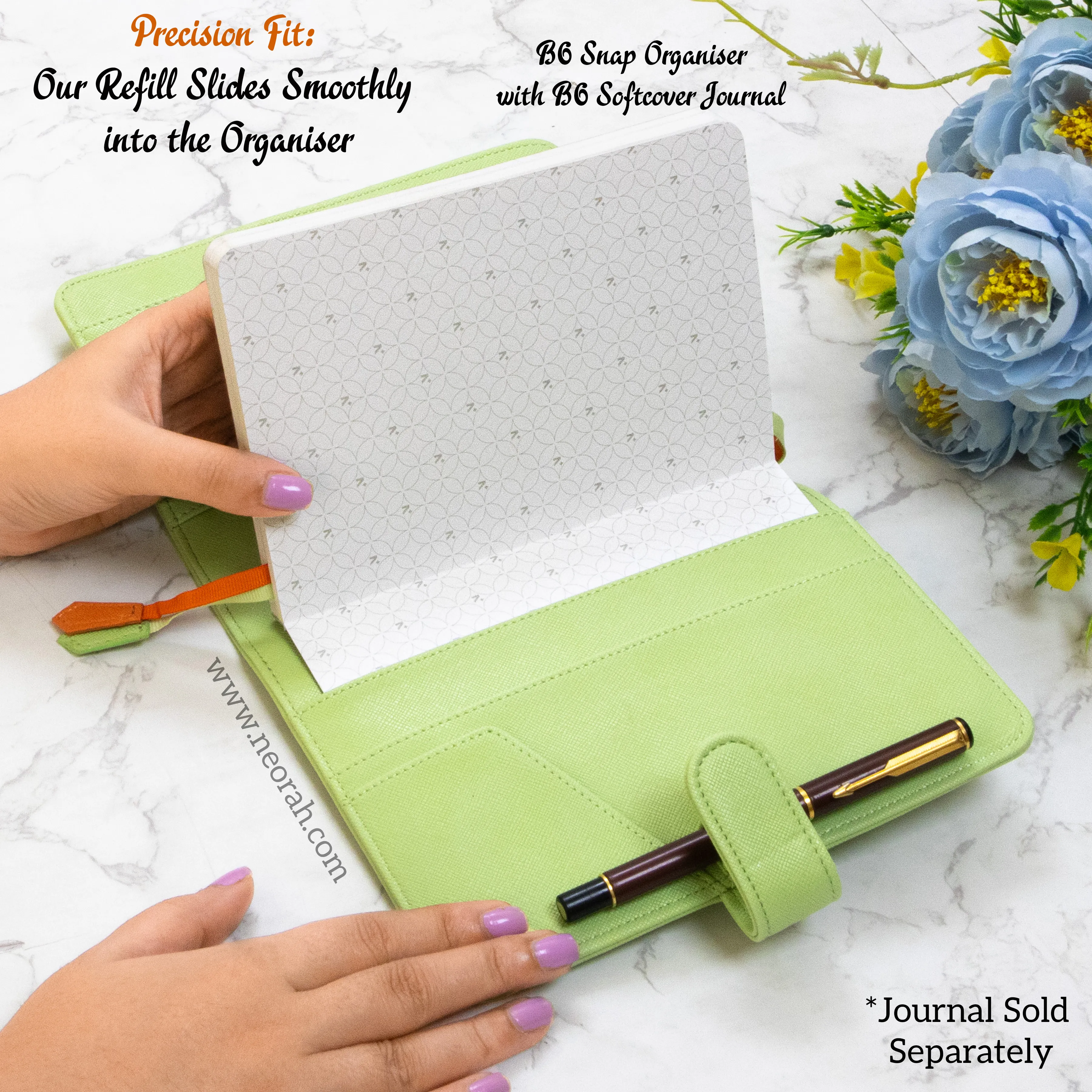 B6 - REFILLABLE ORGANISER SLEEVE - SNAP BUTTON - Image 130