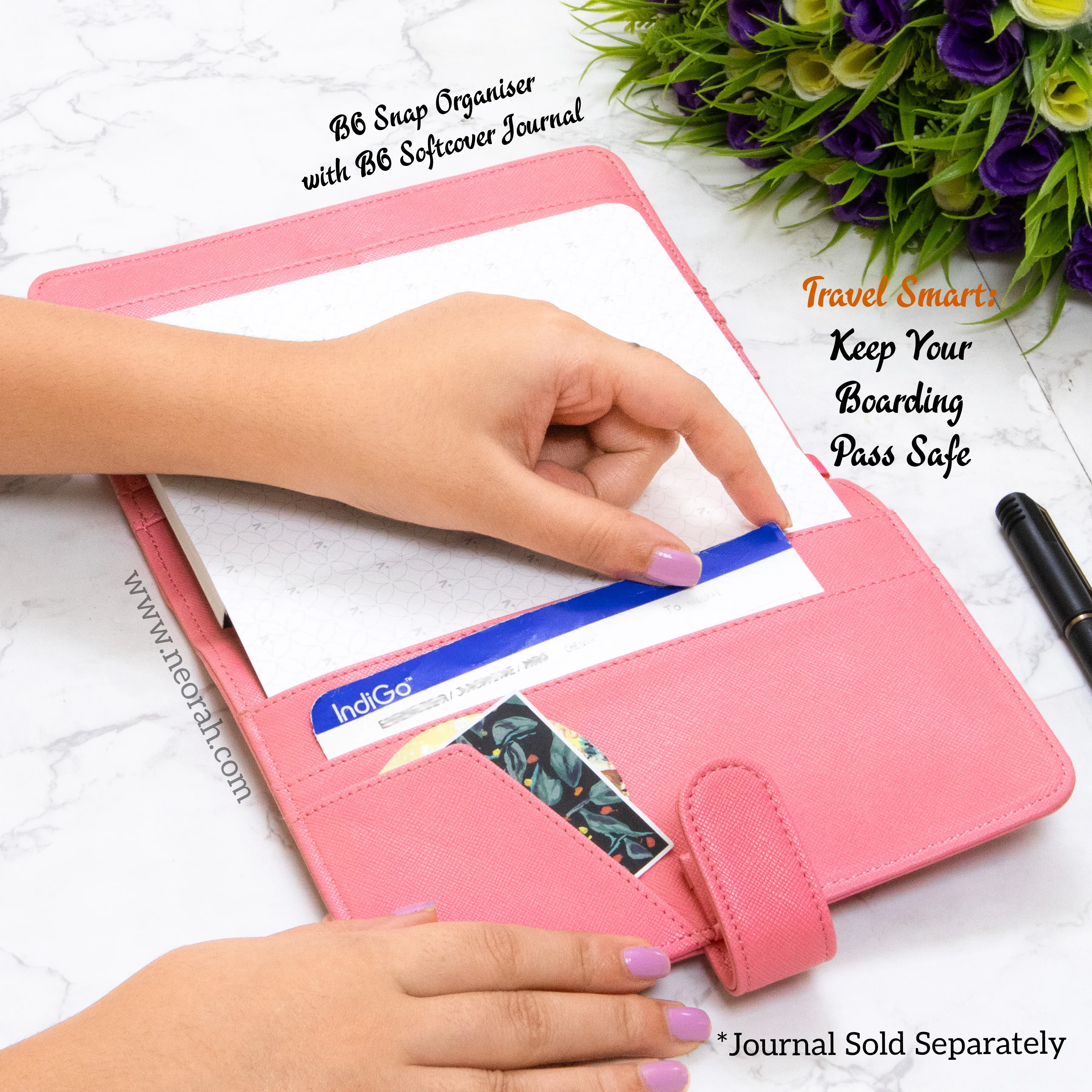 B6 - REFILLABLE ORGANISER SLEEVE - SNAP BUTTON - Image 159