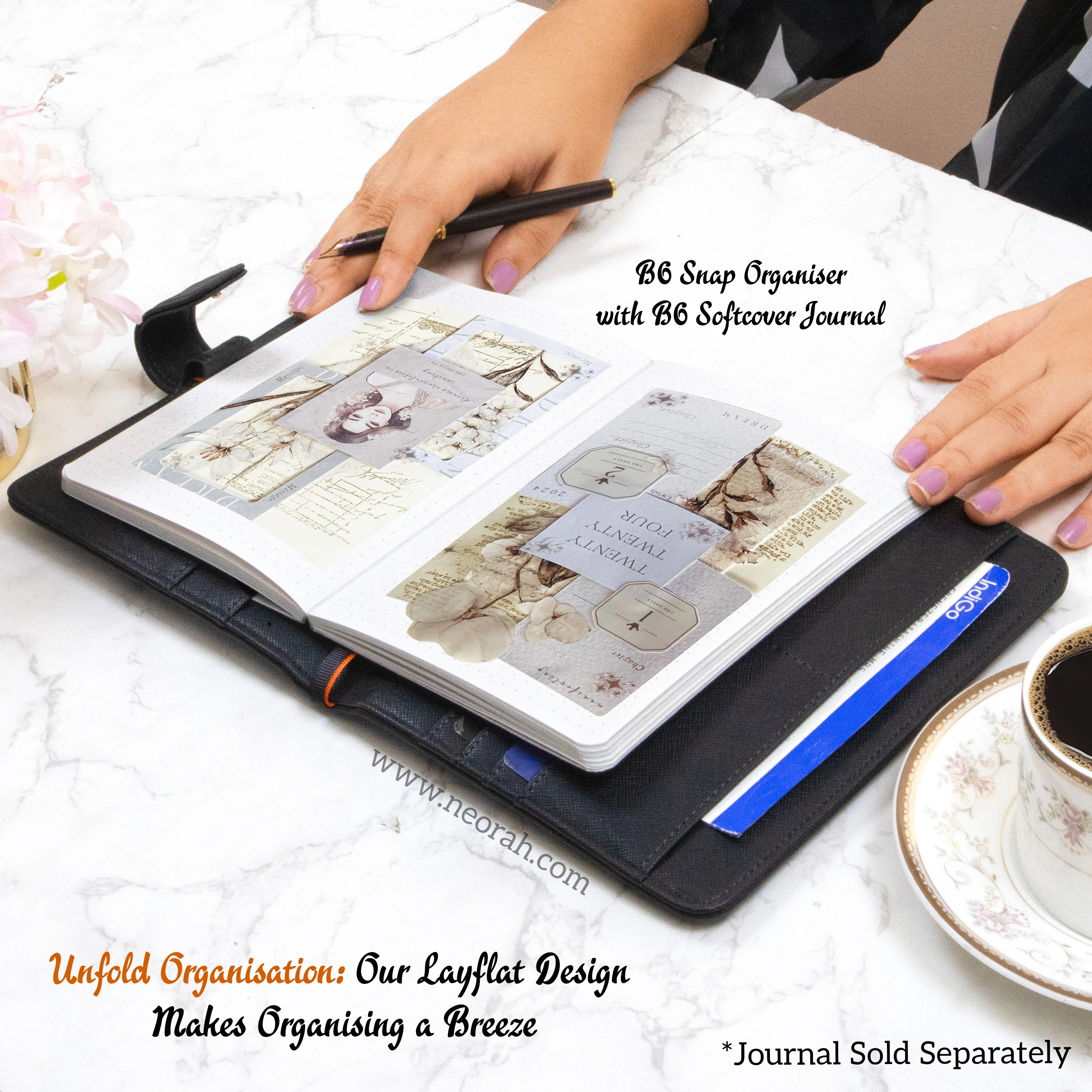 B6 - REFILLABLE ORGANISER SLEEVE - SNAP BUTTON - Image 40