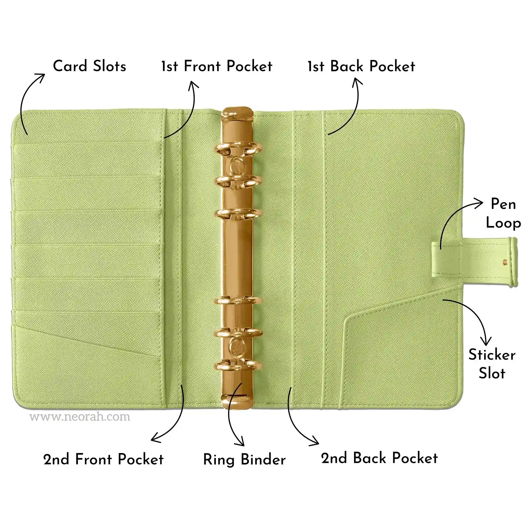 B6 - RING BINDER ORGANISER - SNAP BUTTON - Image 47