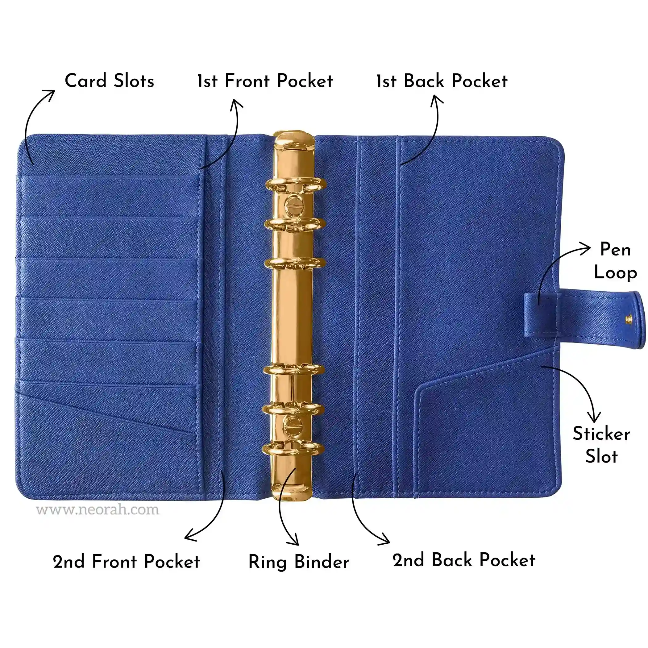 B6 - RING BINDER ORGANISER - SNAP BUTTON - Image 91