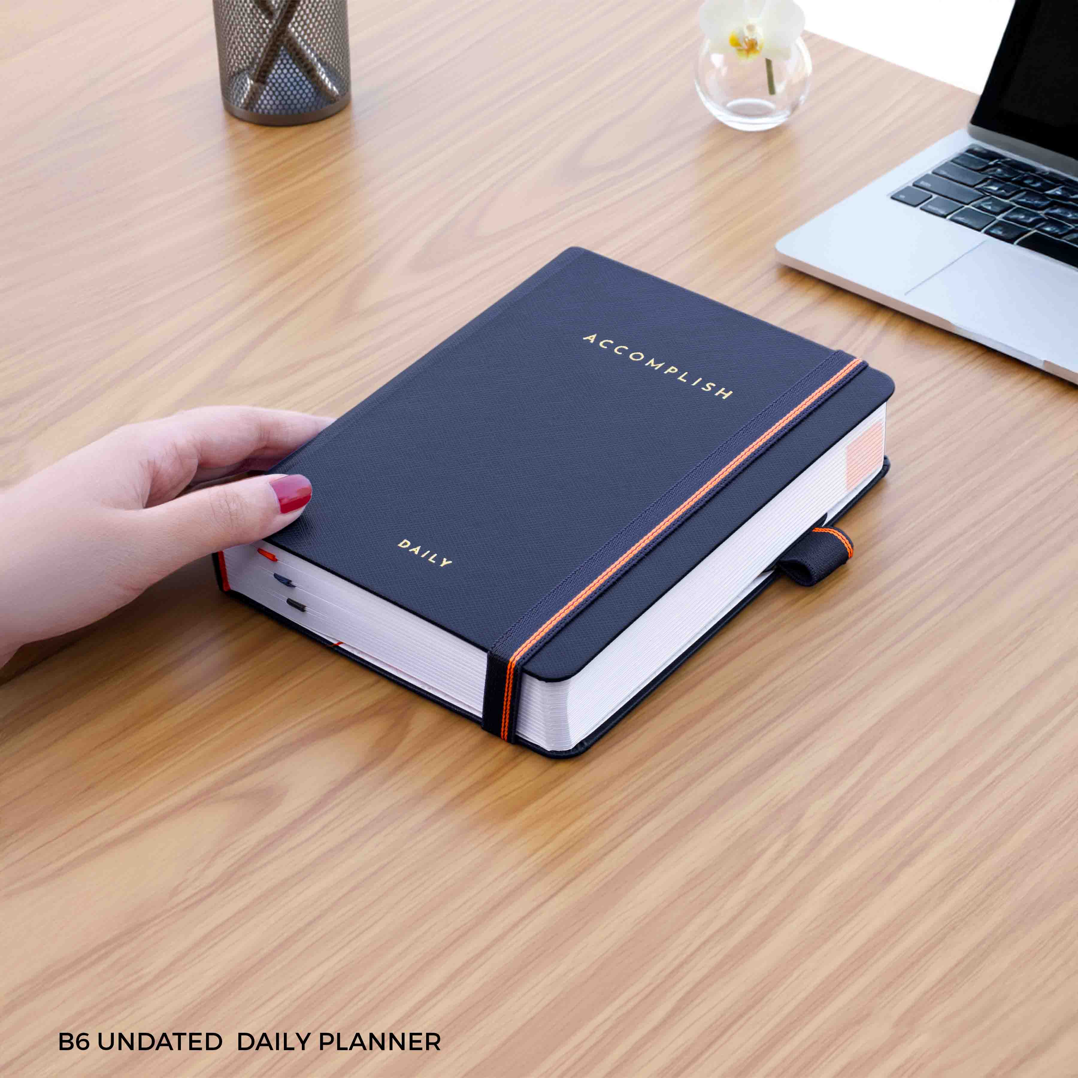 B6 - UNDATED - DAILY PLANNER - HARD COVER - Image 18