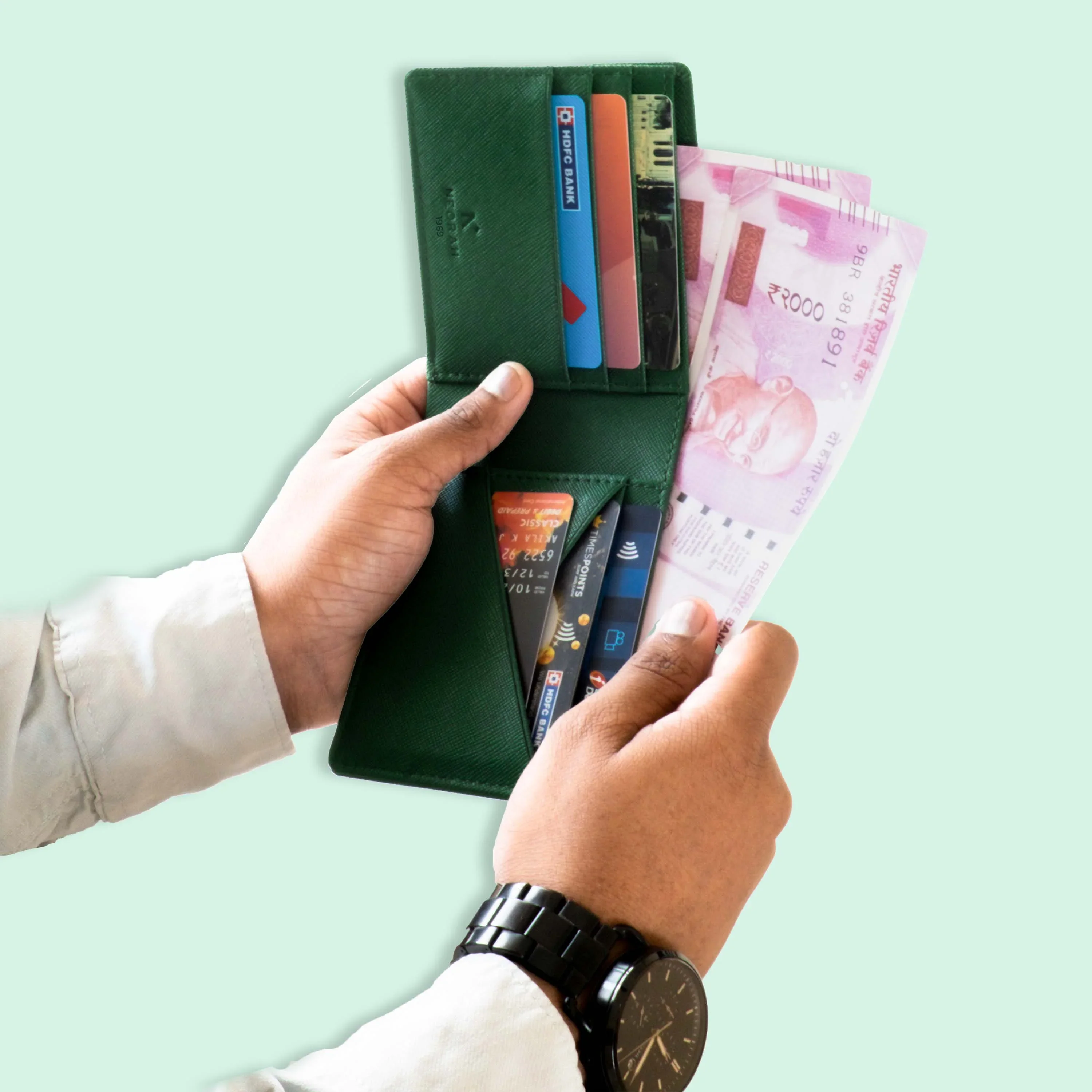 BIFOLD WALLET FOR MEN + KEYCHAIN - Image 32