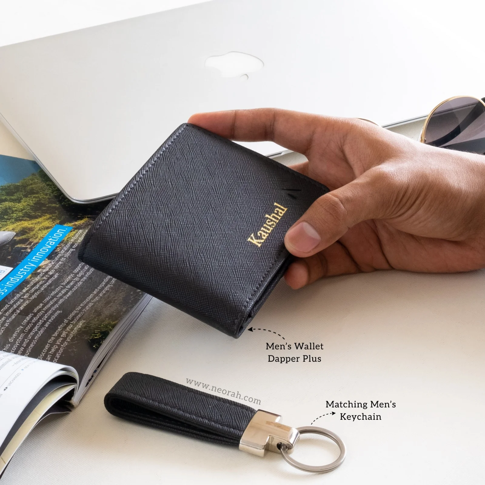 BIFOLD WALLET FOR MEN + KEYCHAIN - Image 46