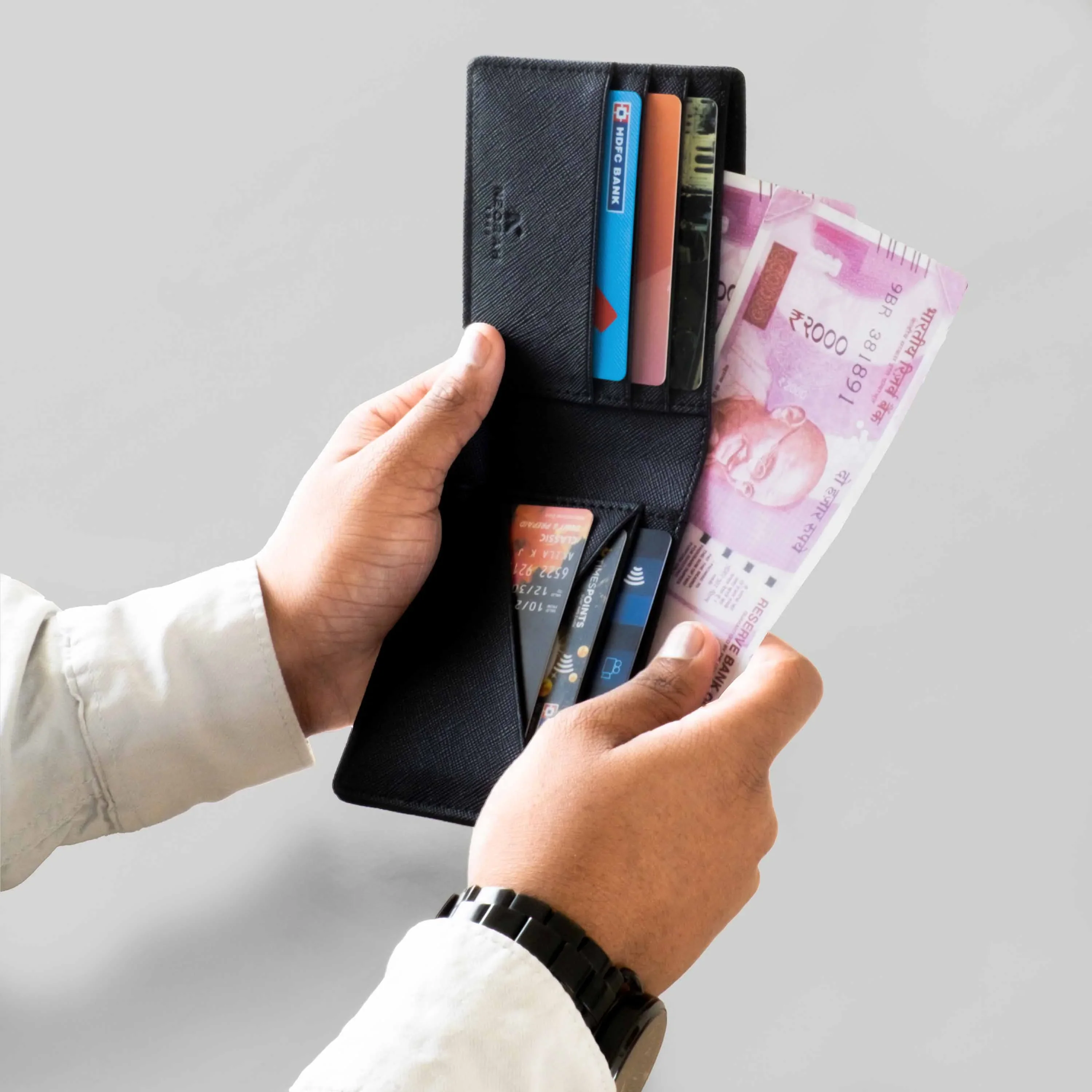 BIFOLD WALLET FOR MEN + KEYCHAIN - Image 5