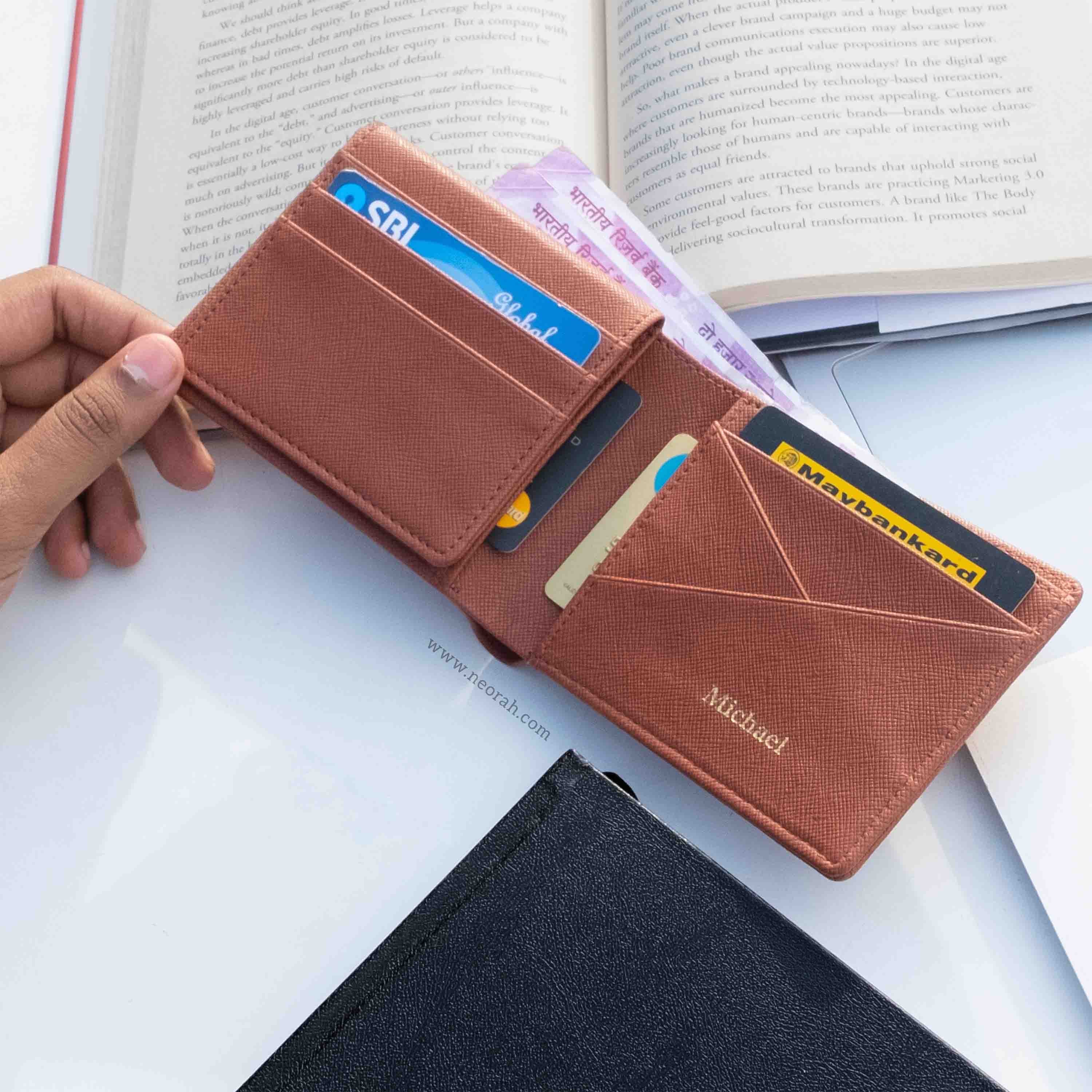 BIFOLD WALLET FOR MEN + KEYCHAIN - Image 58