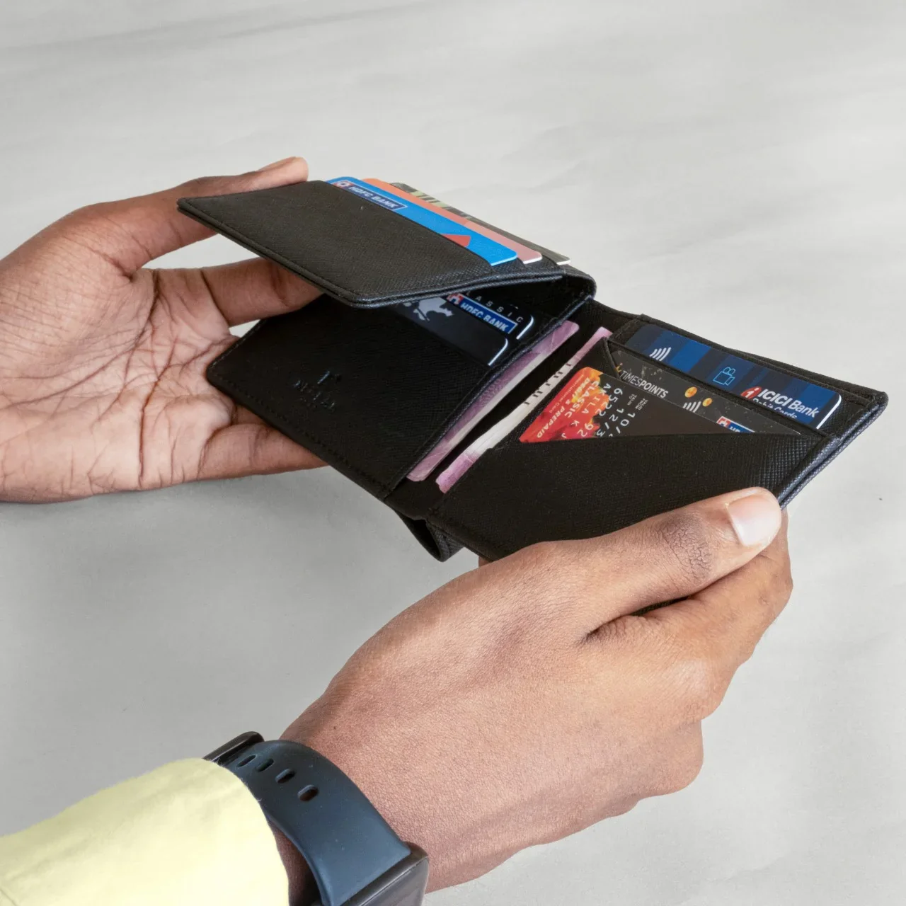 DAPPER PLUS - BIFOLD WALLET FOR MEN WITH FLAP + KEYCHAIN - Image 26