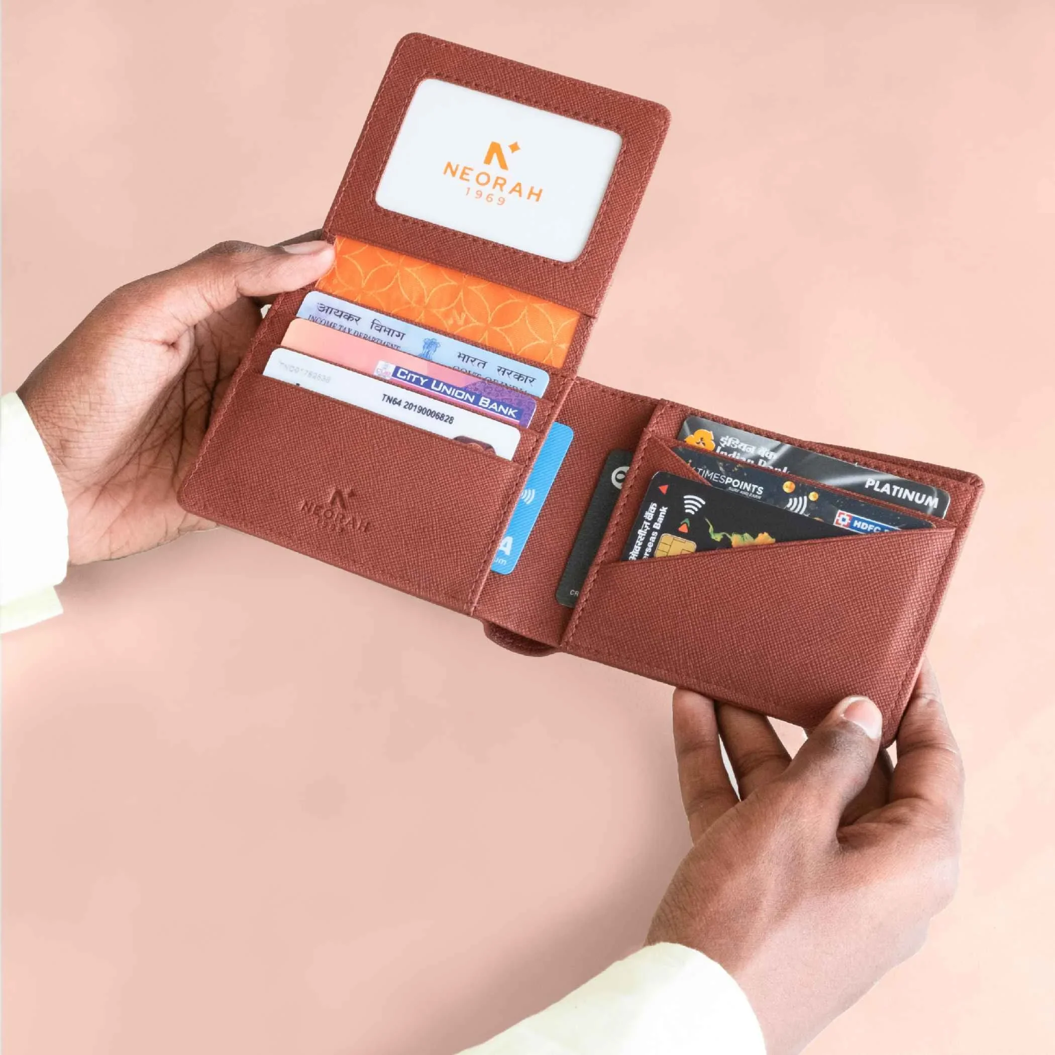 DAPPER PLUS - BIFOLD WALLET FOR MEN WITH FLAP + KEYCHAIN - Image 4