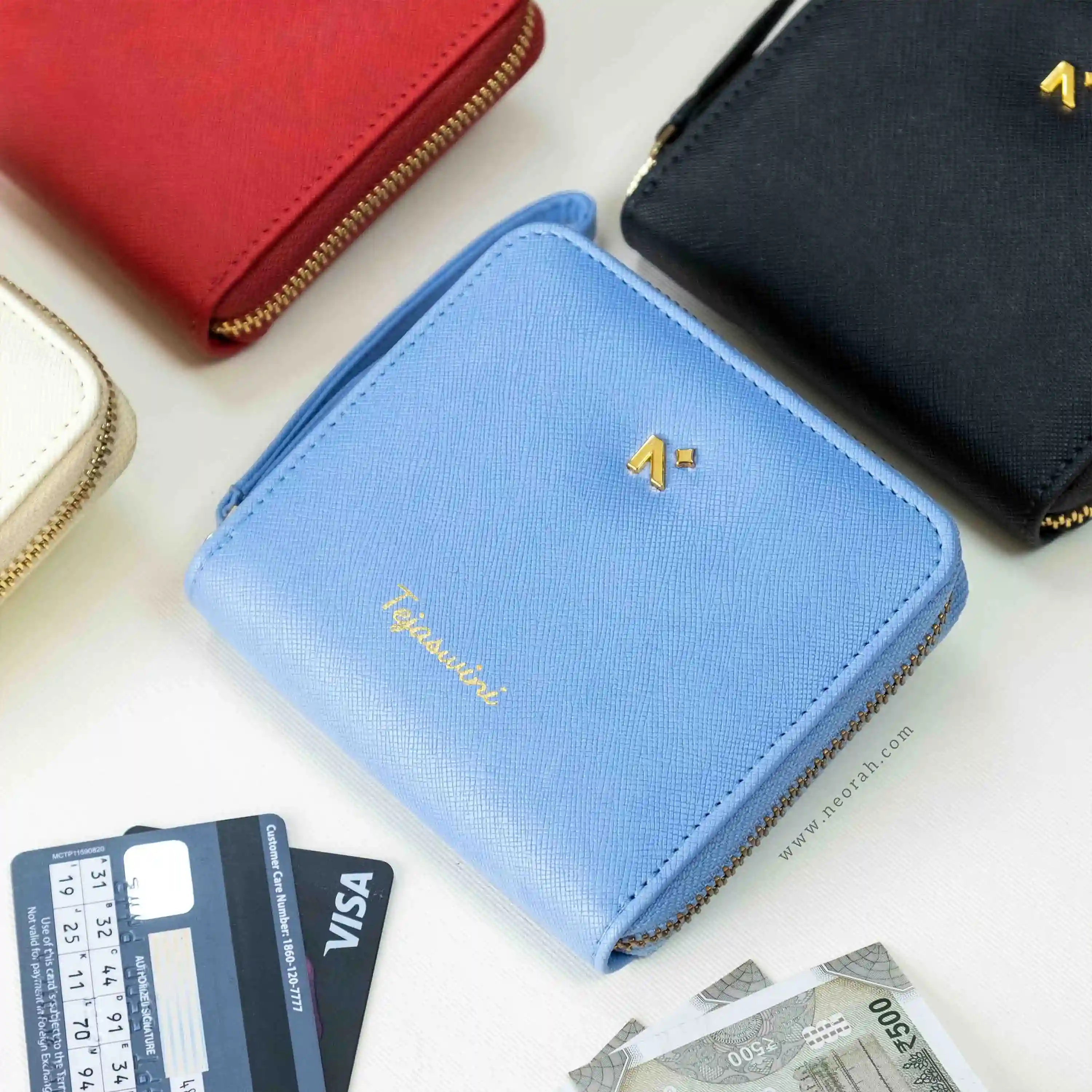 BIJOU - WOMEN ZIP AROUND WALLET WITH WRISTLET - Image 32
