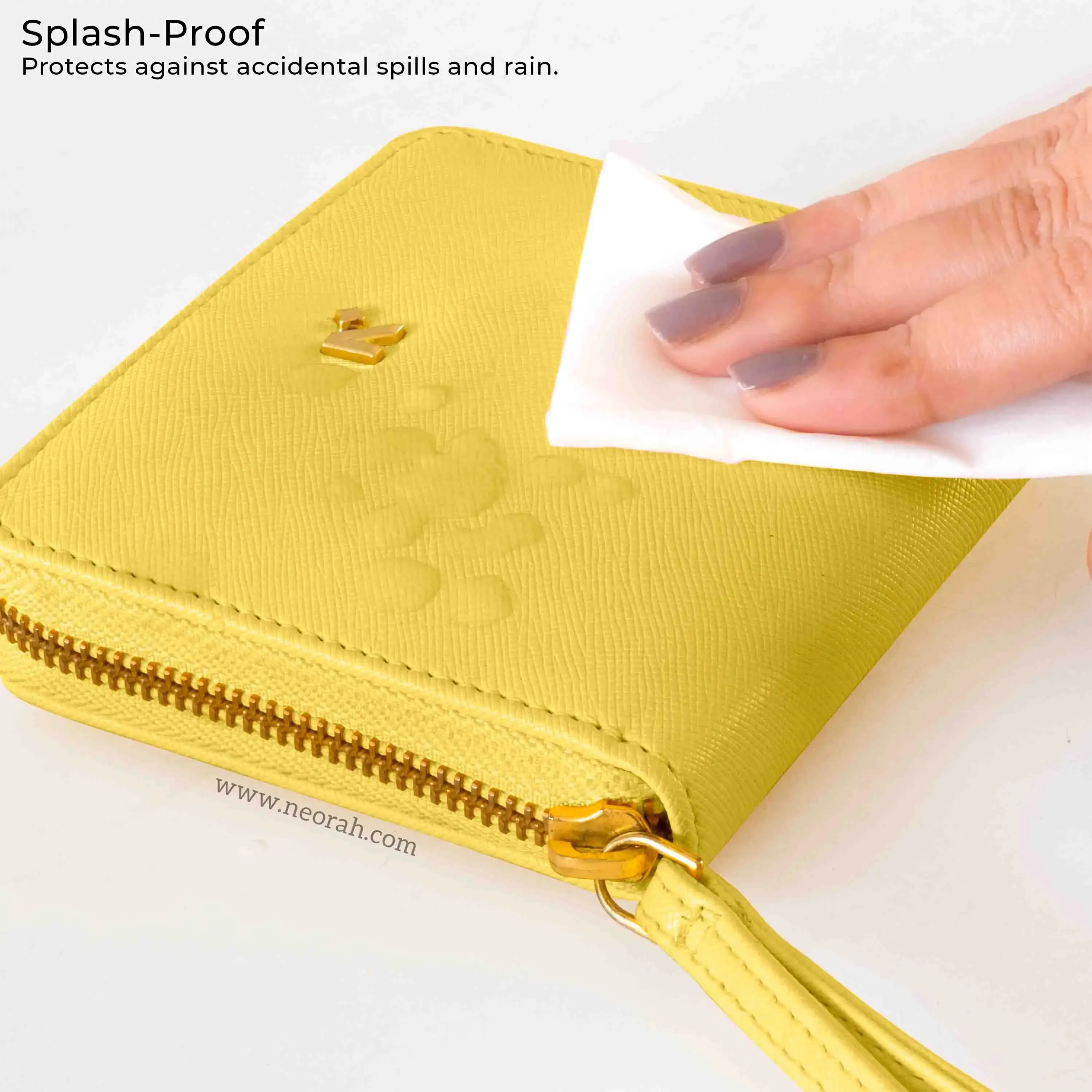 BIJOU - WOMEN ZIP AROUND WALLET WITH WRISTLET - Image 73