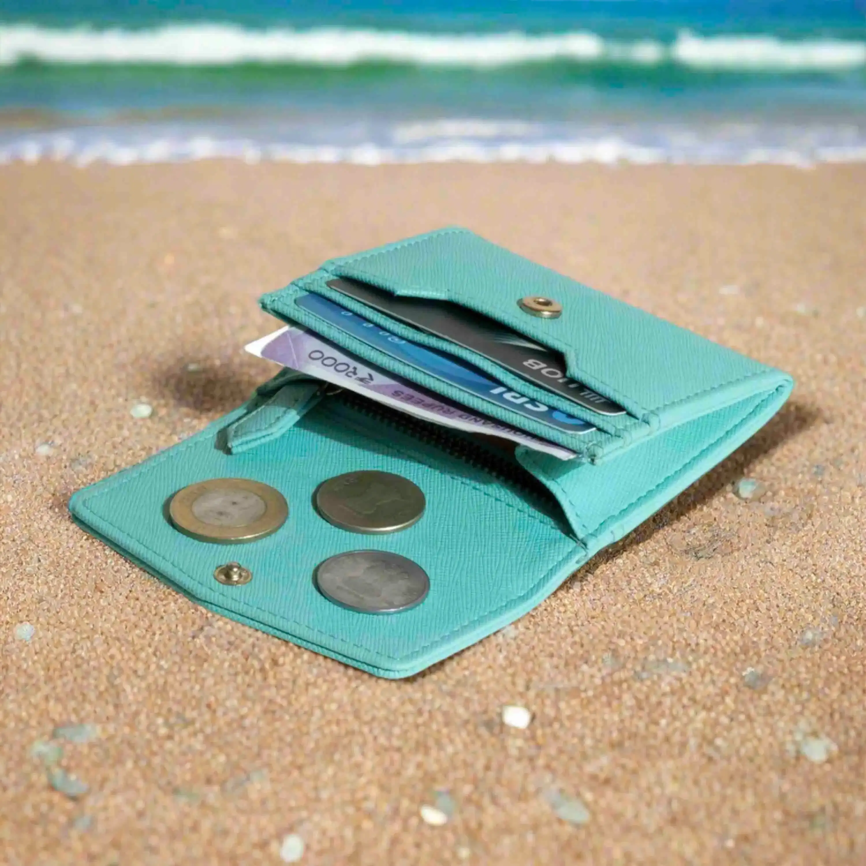 CARD WALLET WITH SNAP - Image 100
