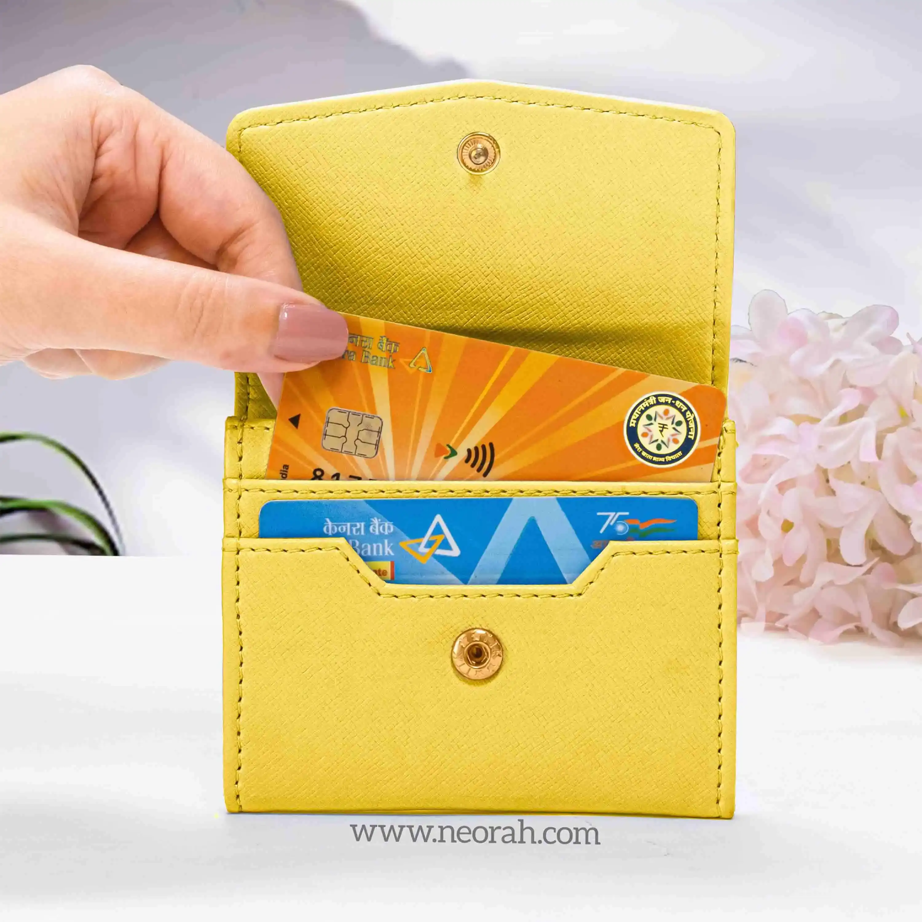 CARD WALLET WITH SNAP - Image 112