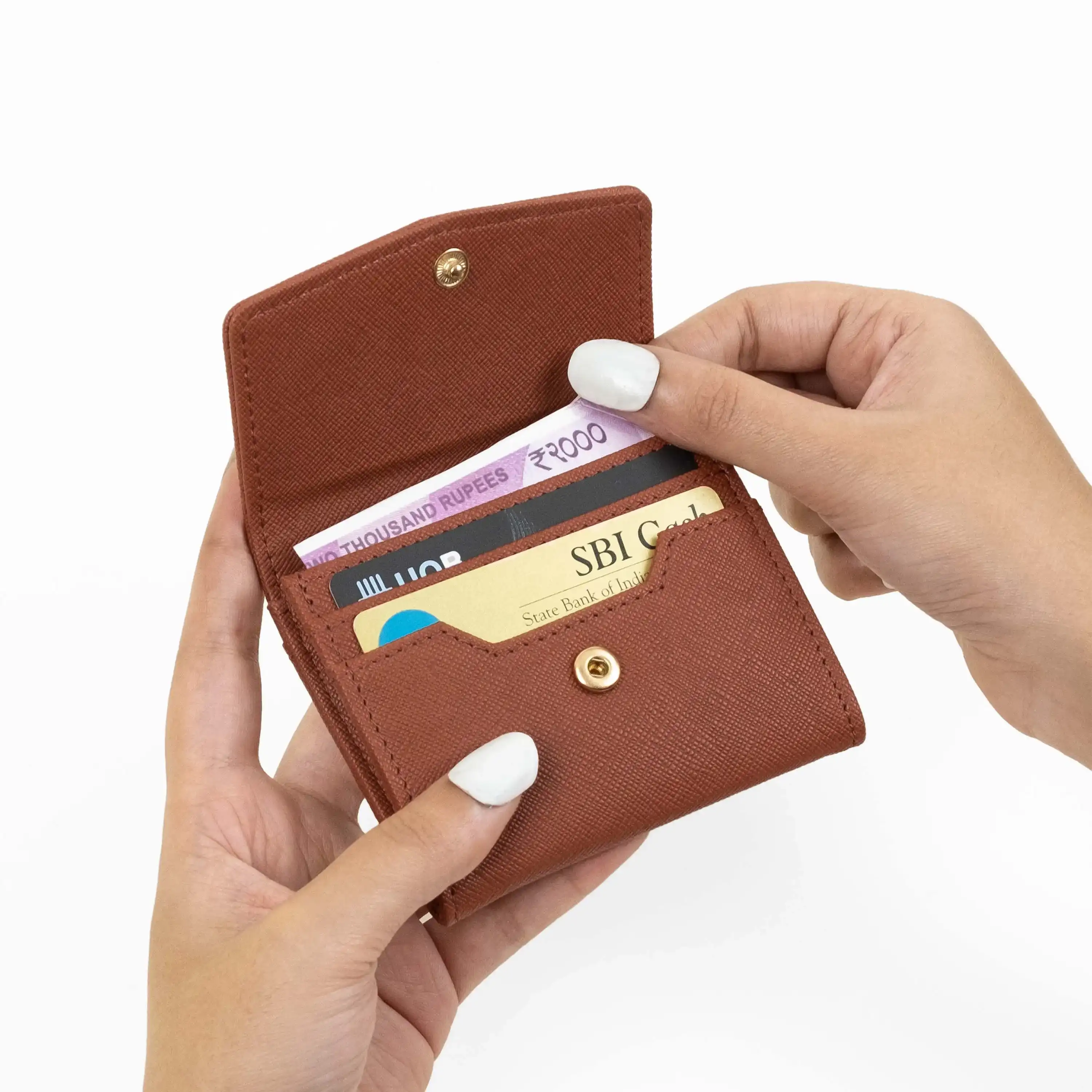 CARD WALLET WITH SNAP - Image 34