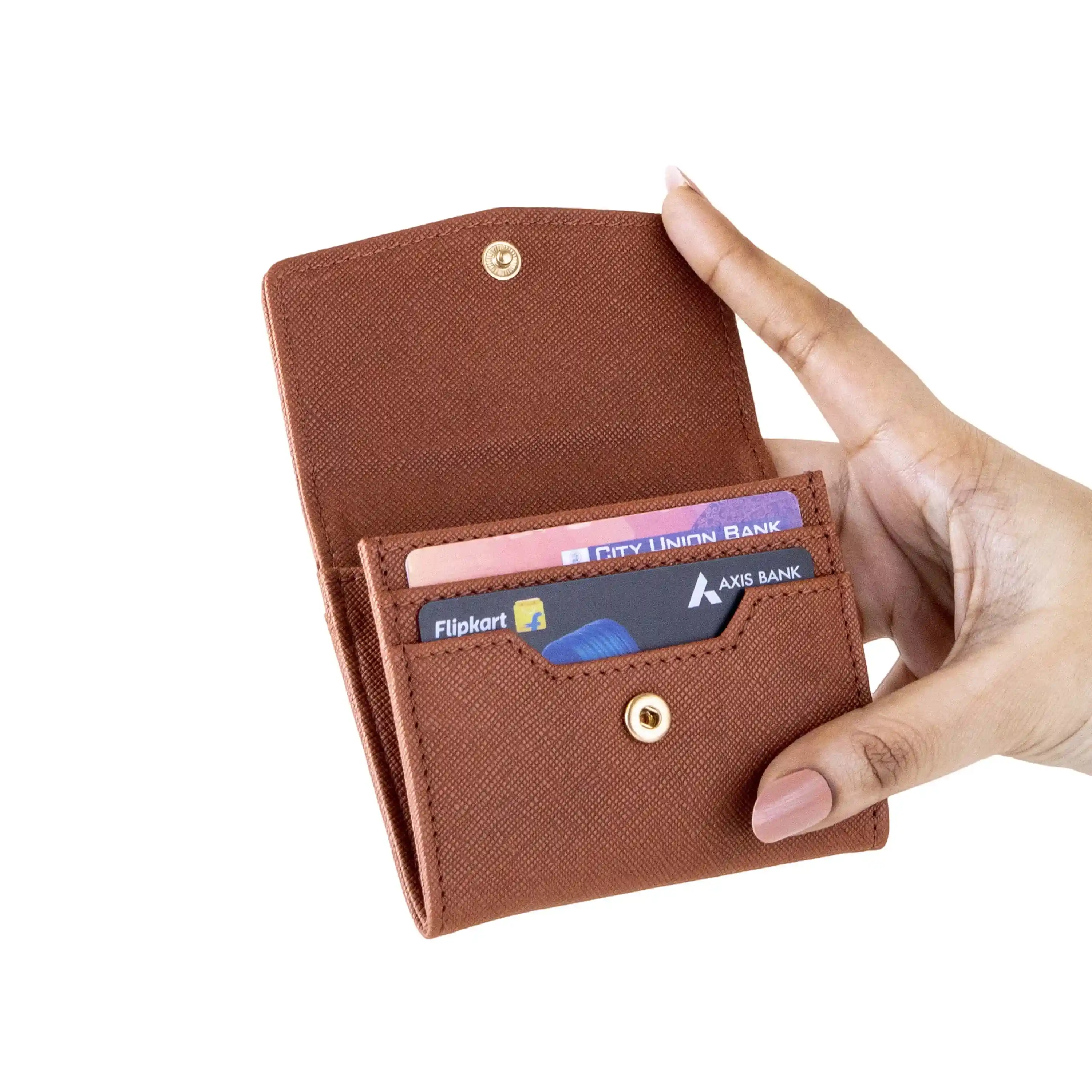 CARD WALLET WITH SNAP - Image 35
