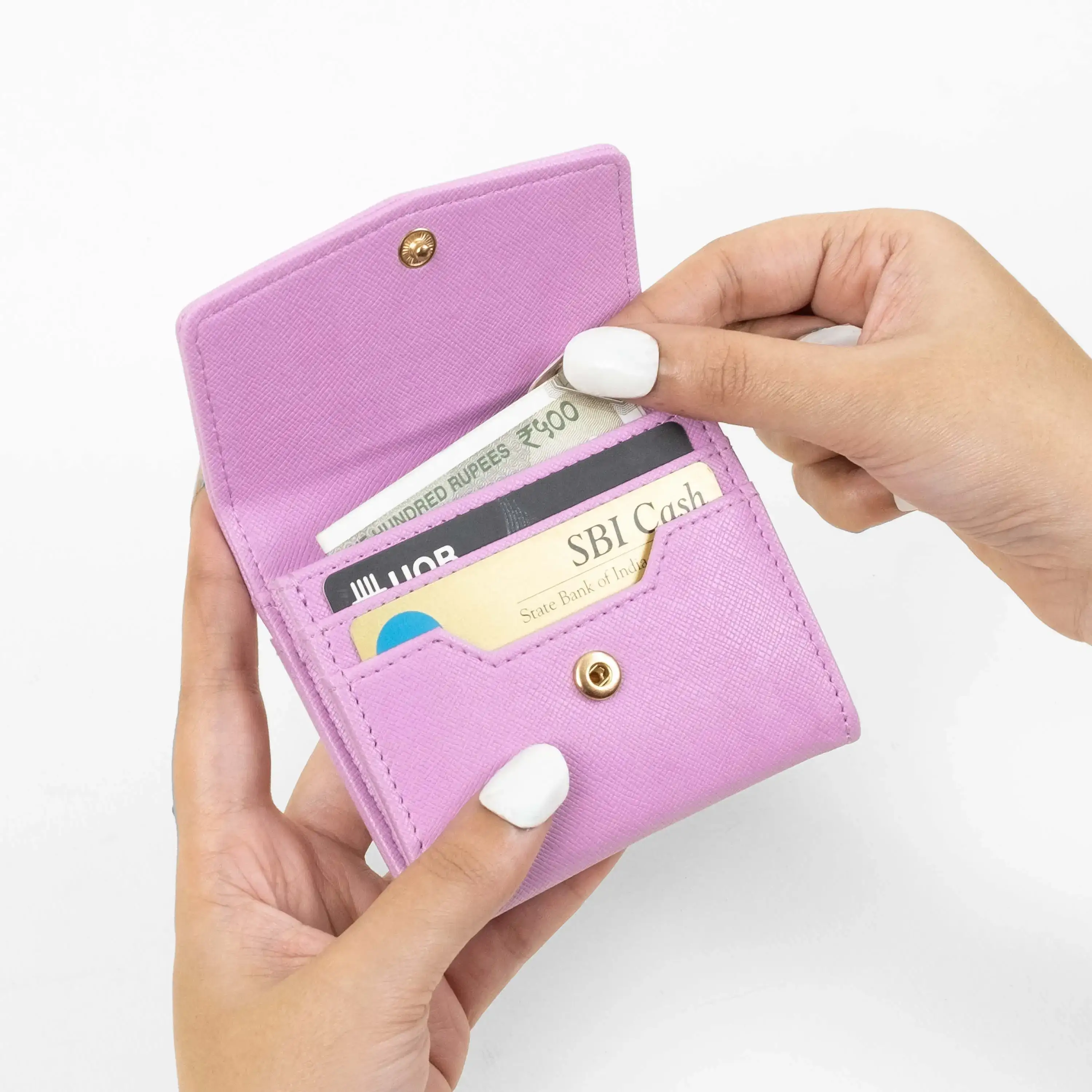 CARD WALLET WITH SNAP - Image 59