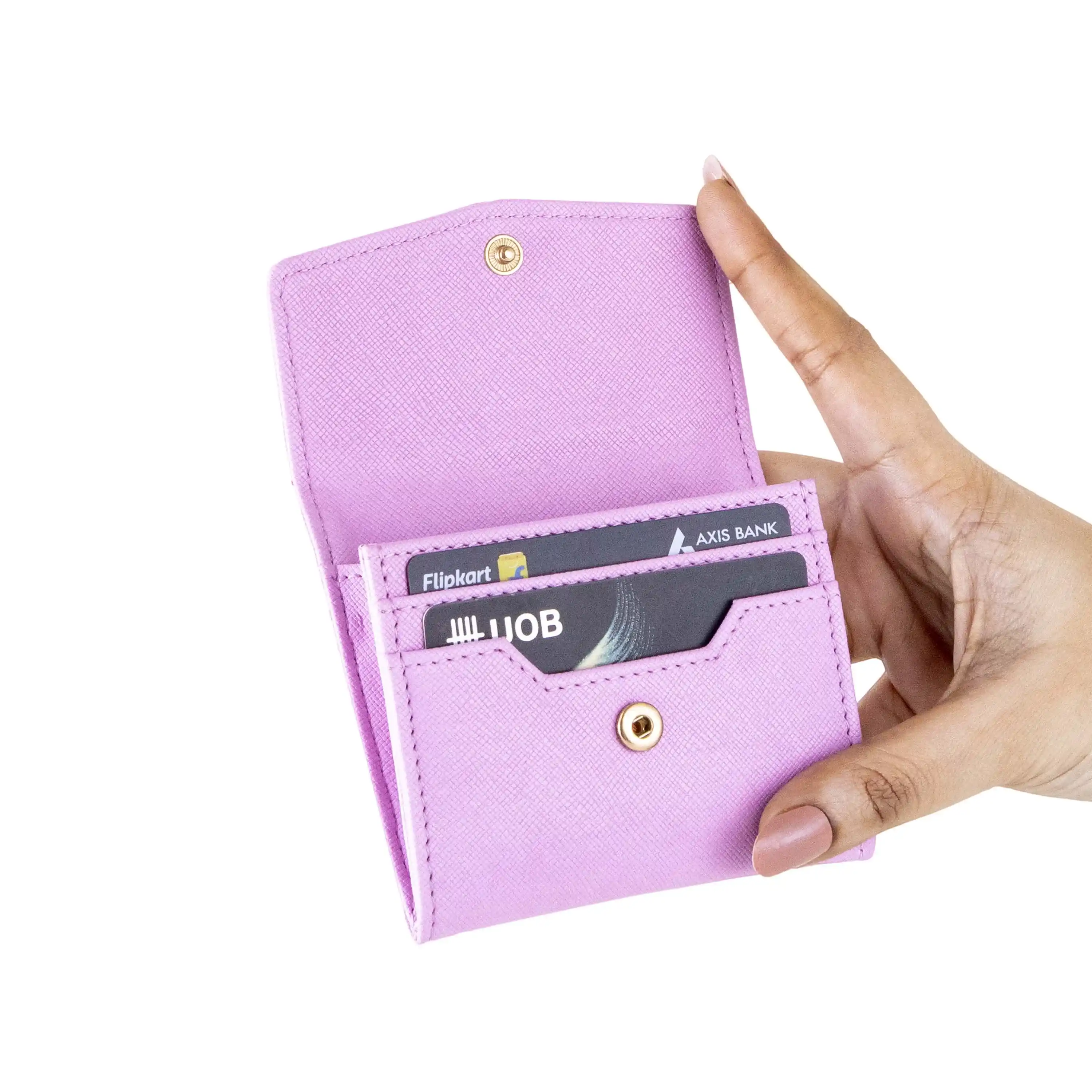 CARD WALLET WITH SNAP - Image 60