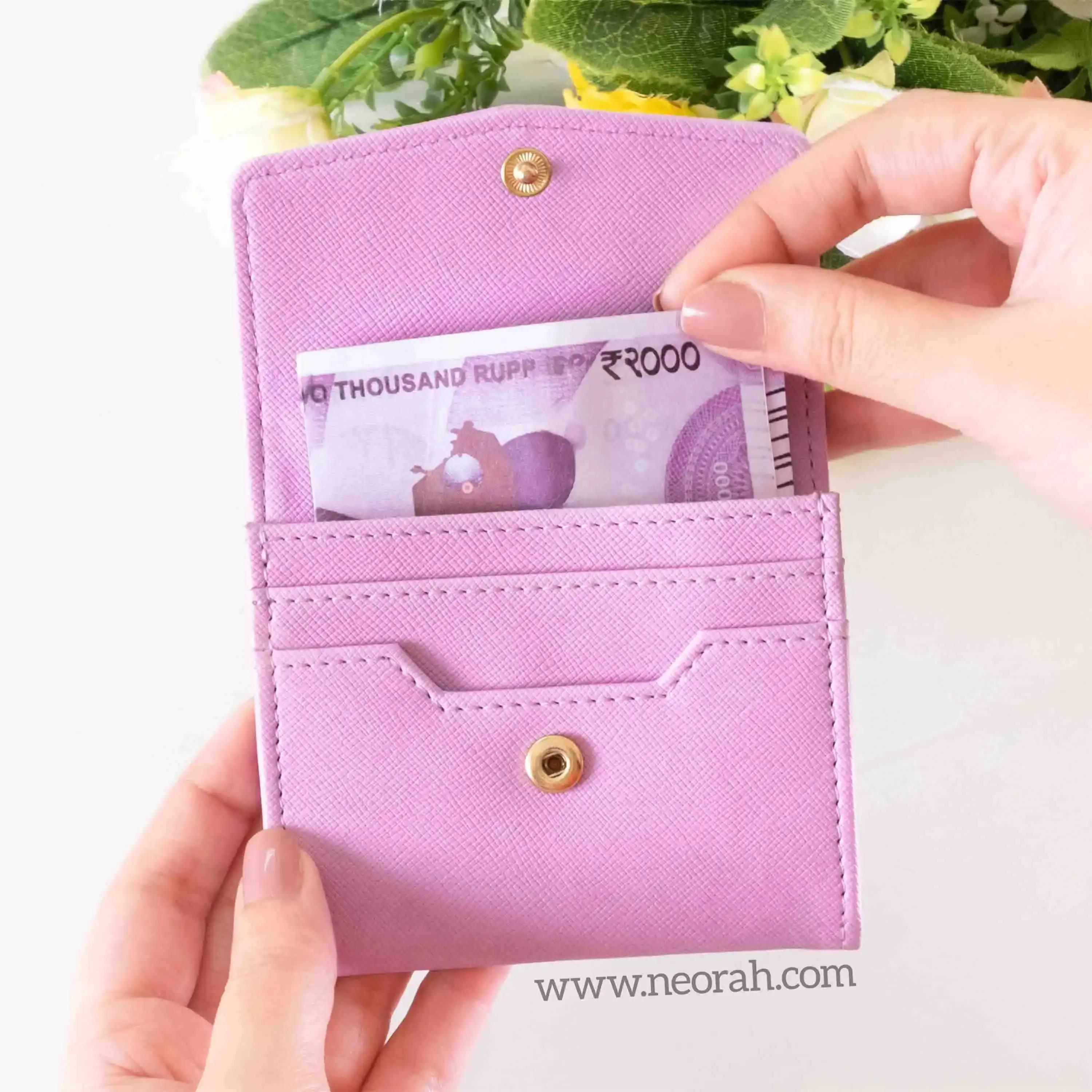 CARD WALLET WITH SNAP - Image 63