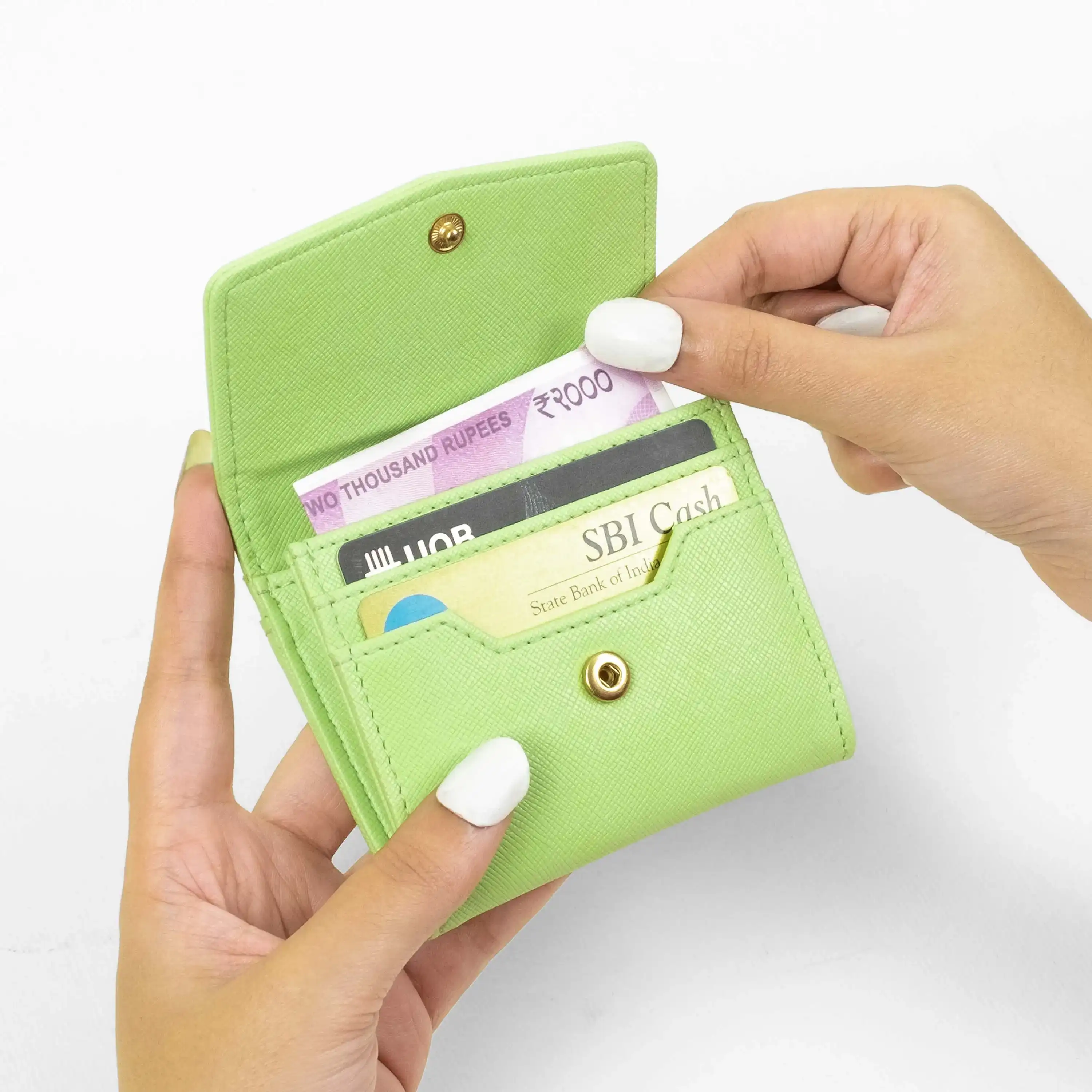 CARD WALLET WITH SNAP - Image 66