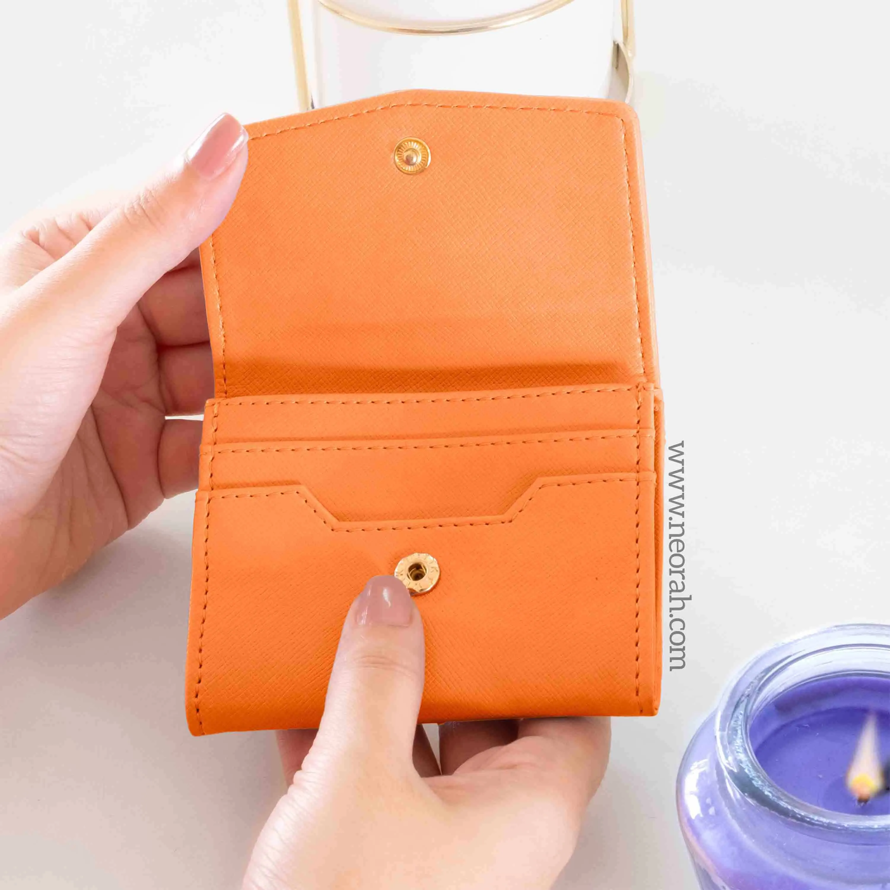 CARD WALLET WITH SNAP - Image 80