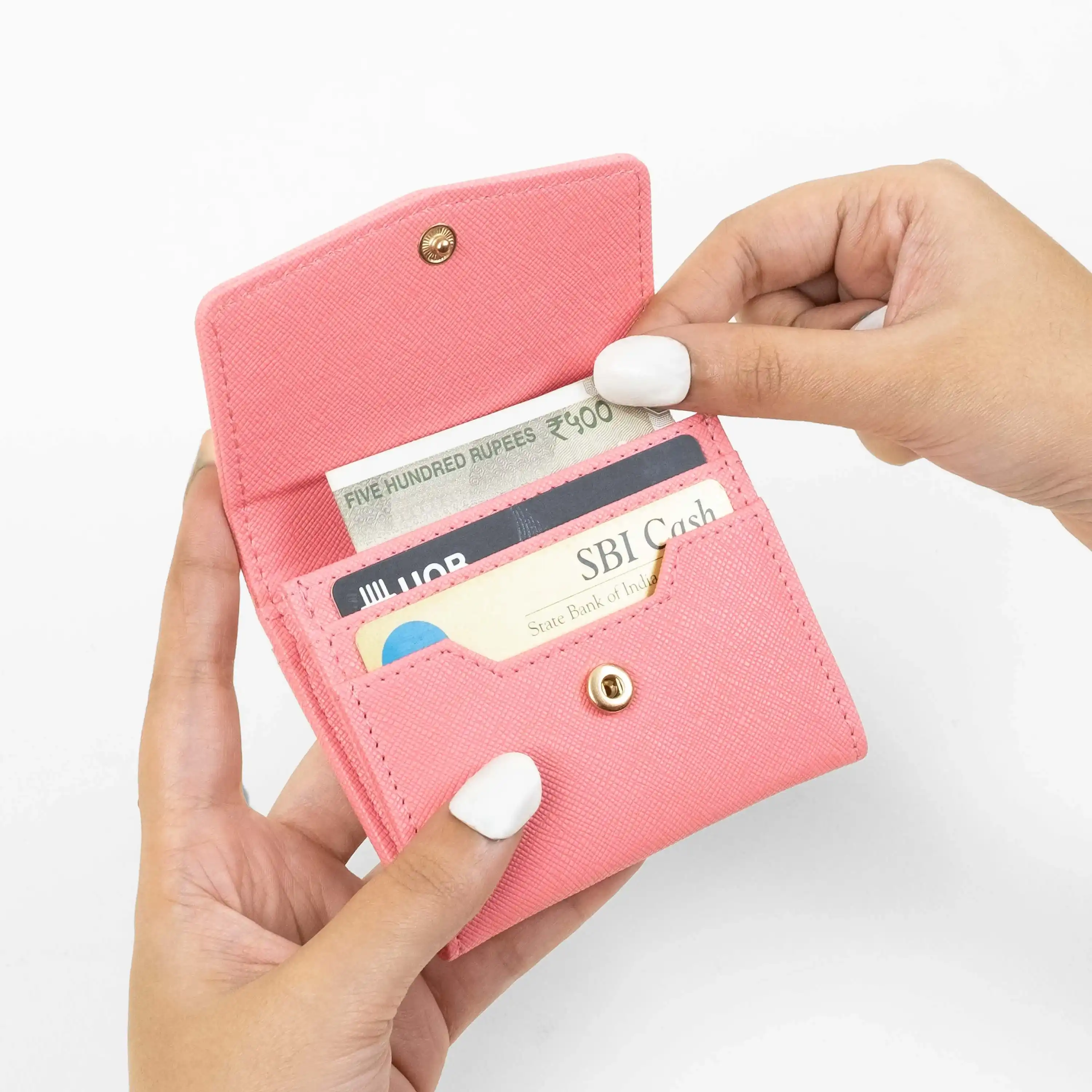 CARD WALLET WITH SNAP - Image 83