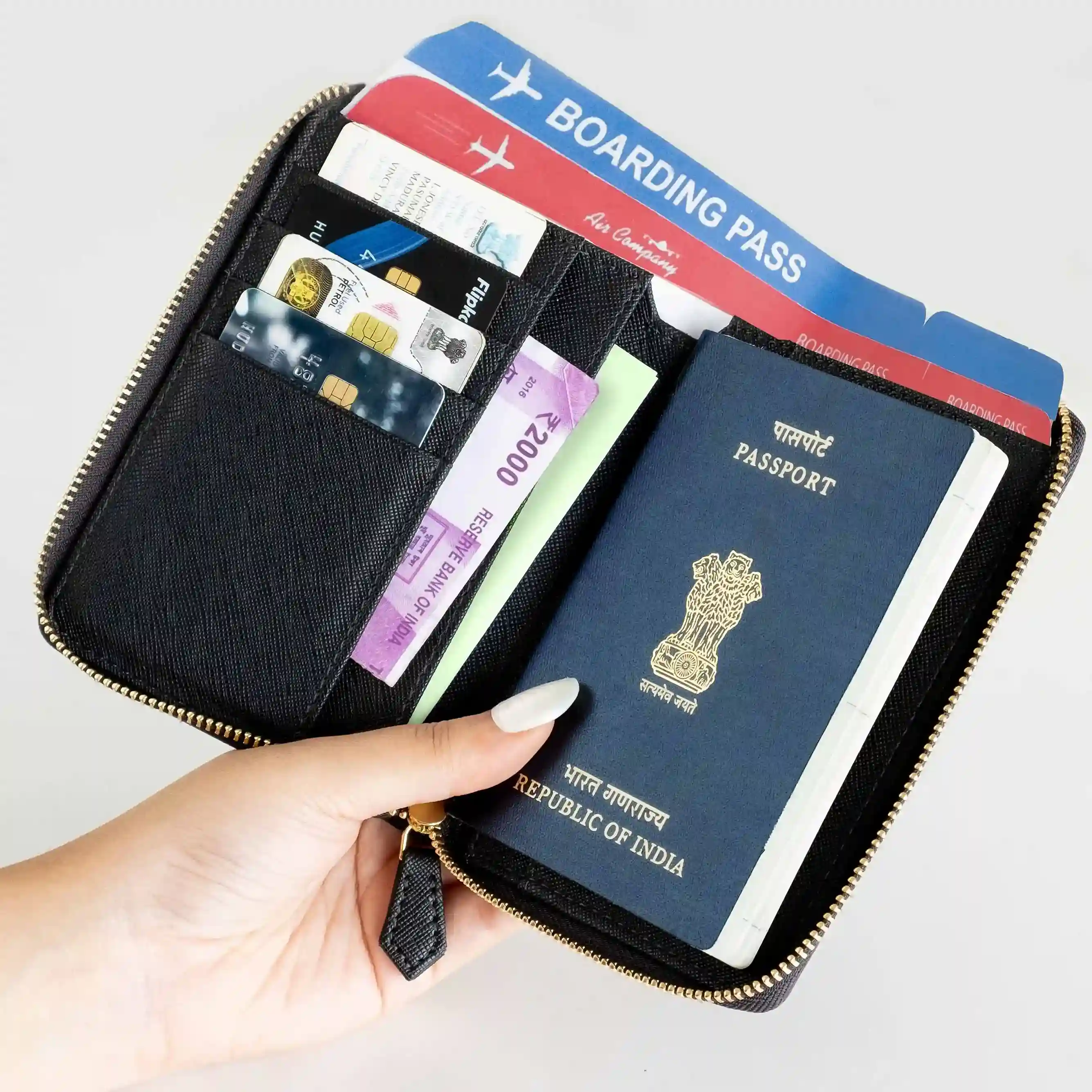 B7 - ORGANISER / PASSPORT COVER - ZIP - Image 20