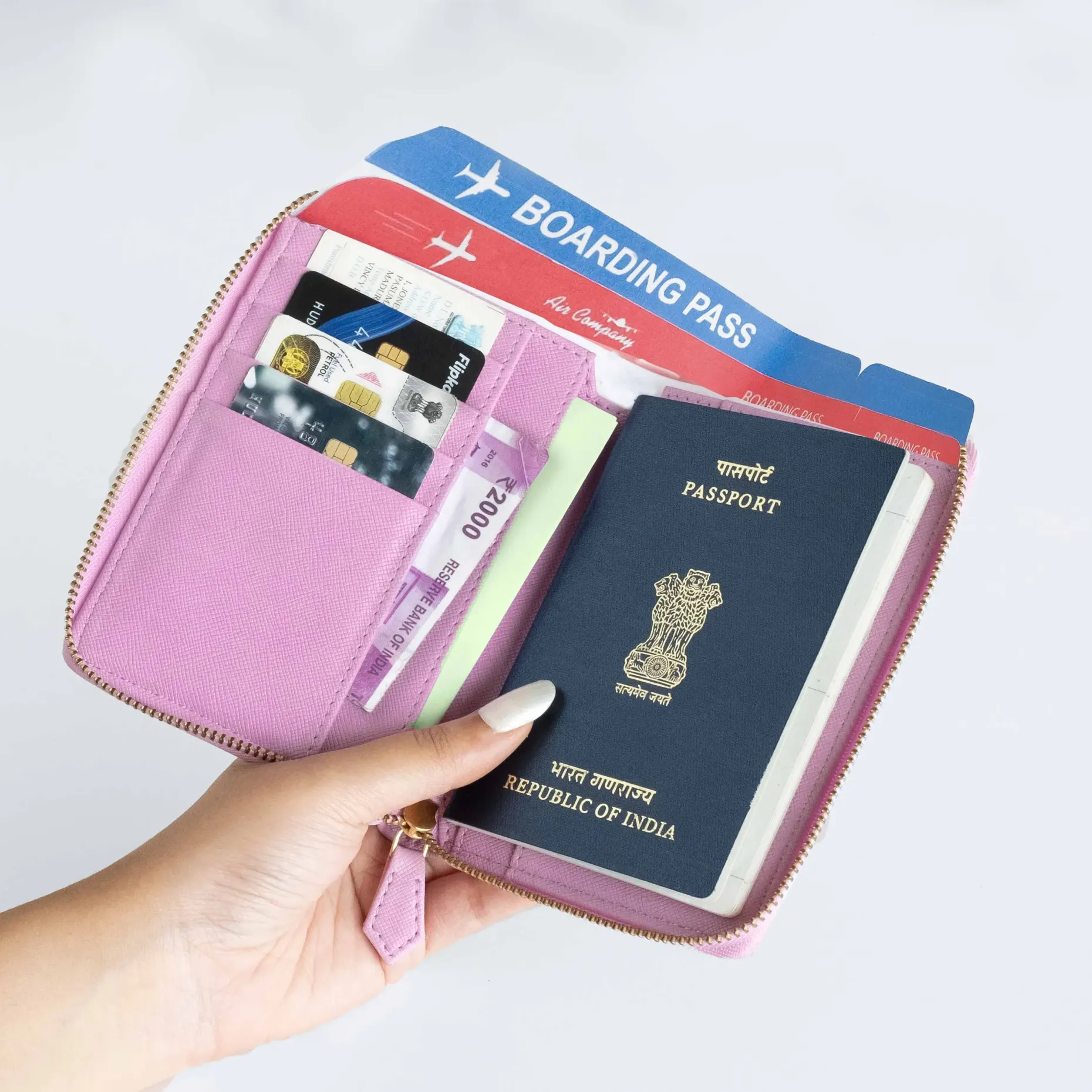B7 - ORGANISER / PASSPORT COVER - ZIP - Image 38