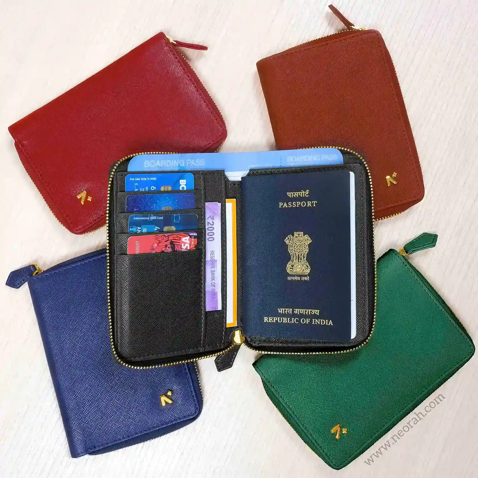 B7 - ORGANISER / PASSPORT COVER - ZIP - Image 88